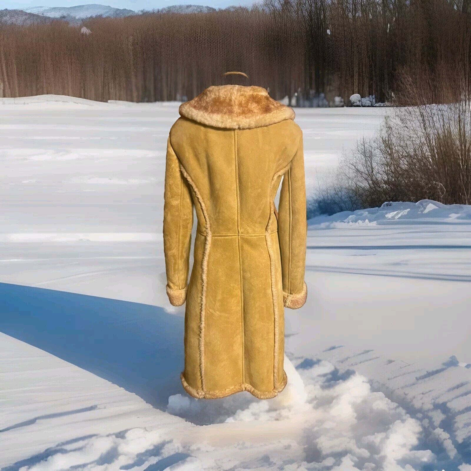 Other Shearling Coat Jacket Women Sz S Size S / US 4 / IT 40 - 8 Thumbnail