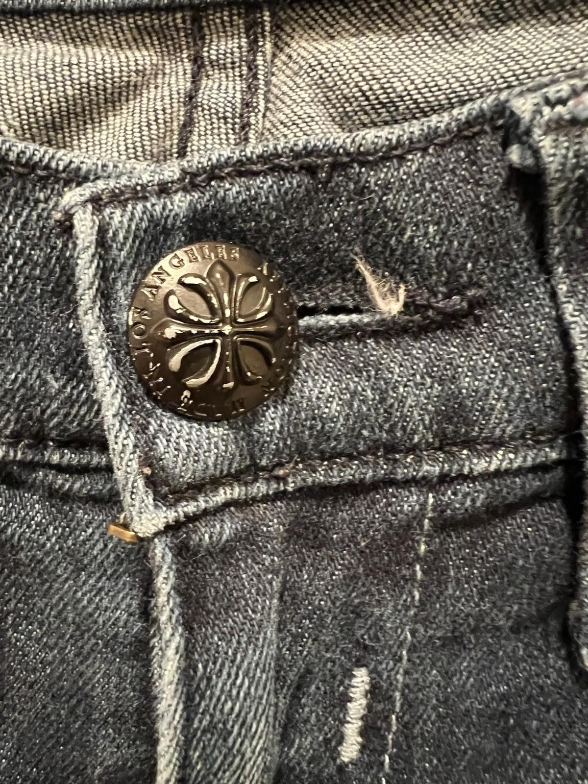Affliction Affliction Ziggy Flare Jeans Women 27 Distressed Black Jeans Size 27" / US 4 / IT 40 - 6 Thumbnail