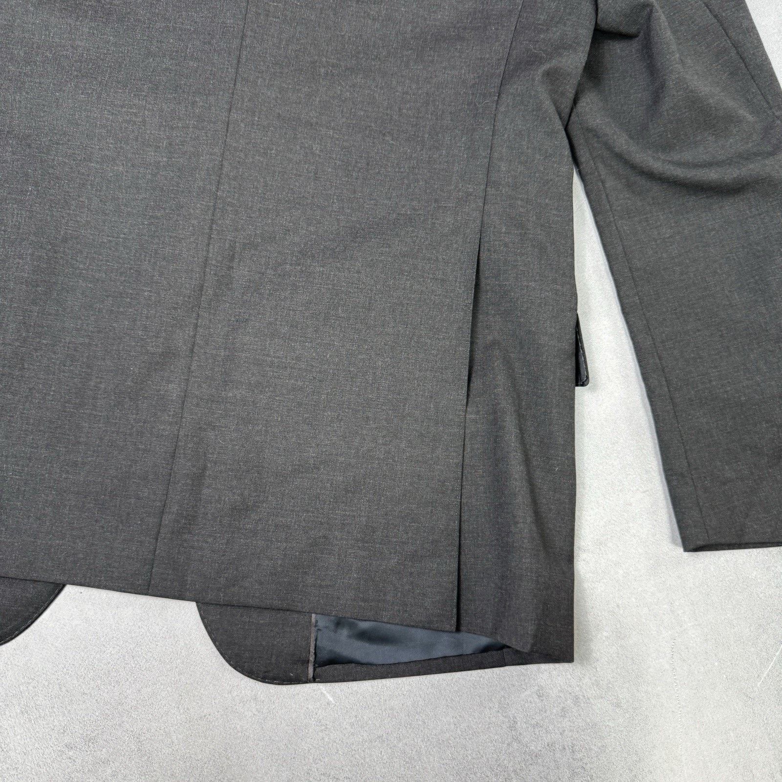 Burberry Burberry Men Wool Blazer Grey Size 50R Size 40R - 20 Thumbnail