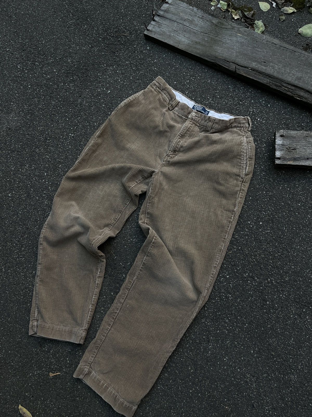 Polo Ralph Lauren × Vintage Polo Ralph Lauren vintage velvet pants Size US 34 / EU 50 - 4 Thumbnail