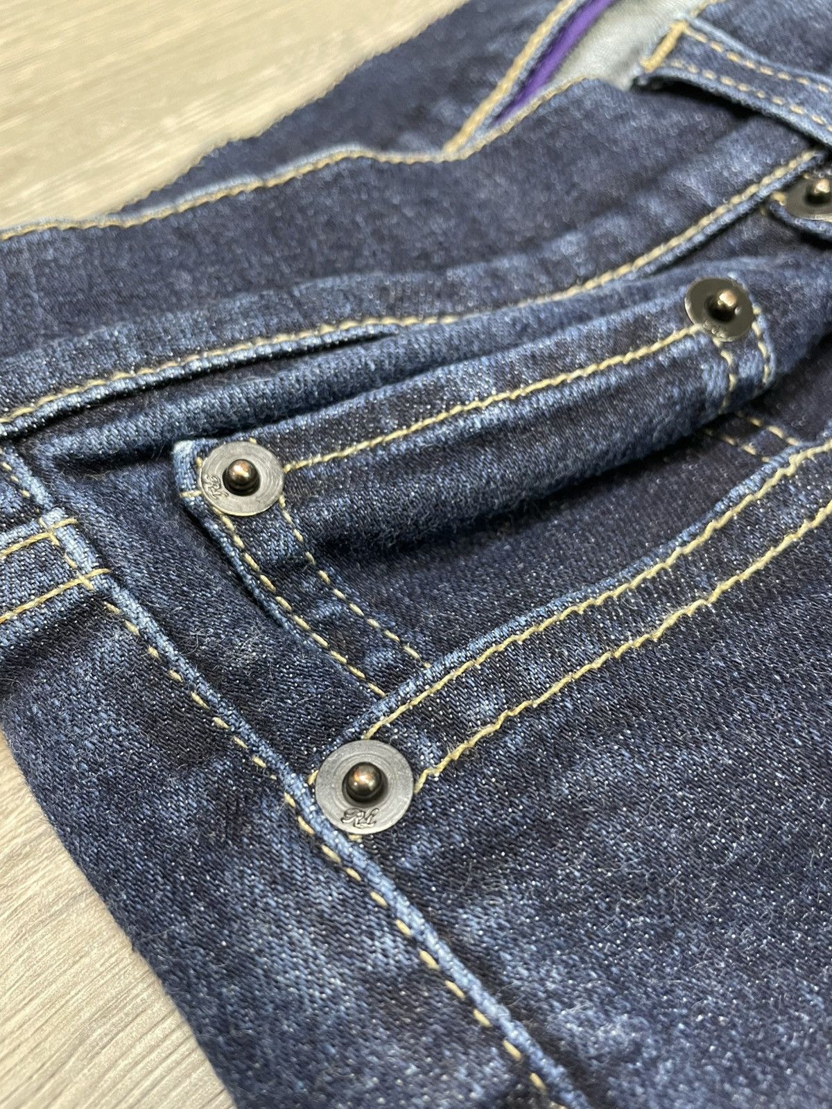 Ralph Lauren Purple Label Ralph Lauren Purple Label Skinny Jeans Dark indigo Denim Size 31" - 3 Thumbnail