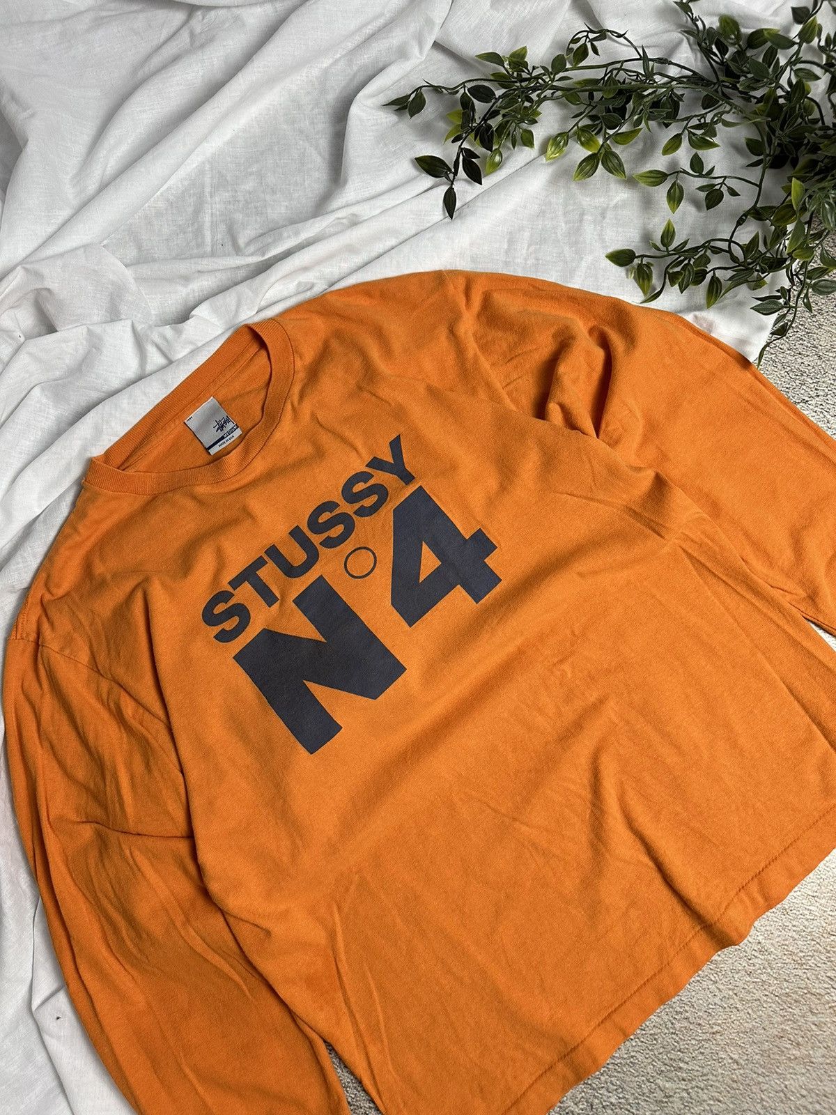 Other t-shirt Stussy N4 long sleeve orange 🍊 Size US M / EU 48-50 / 2 - 6 Thumbnail