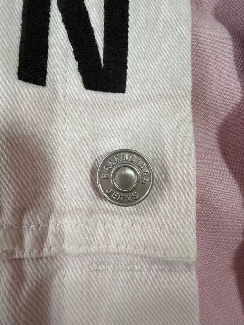 Balenciaga Balenciaga Pink denim jacket Size XXS / US 00 / IT 34 - 5 Thumbnail