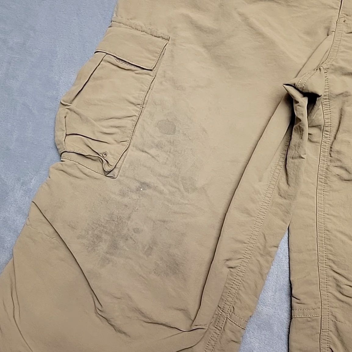 Patagonia Patagonia Pants Men XL 36x30 Nylon Cargo Pockets Outdoor Hiking Gorp Beige 36in Inseam Mens Pants Size US 36 / EU 52 - 4 Thumbnail