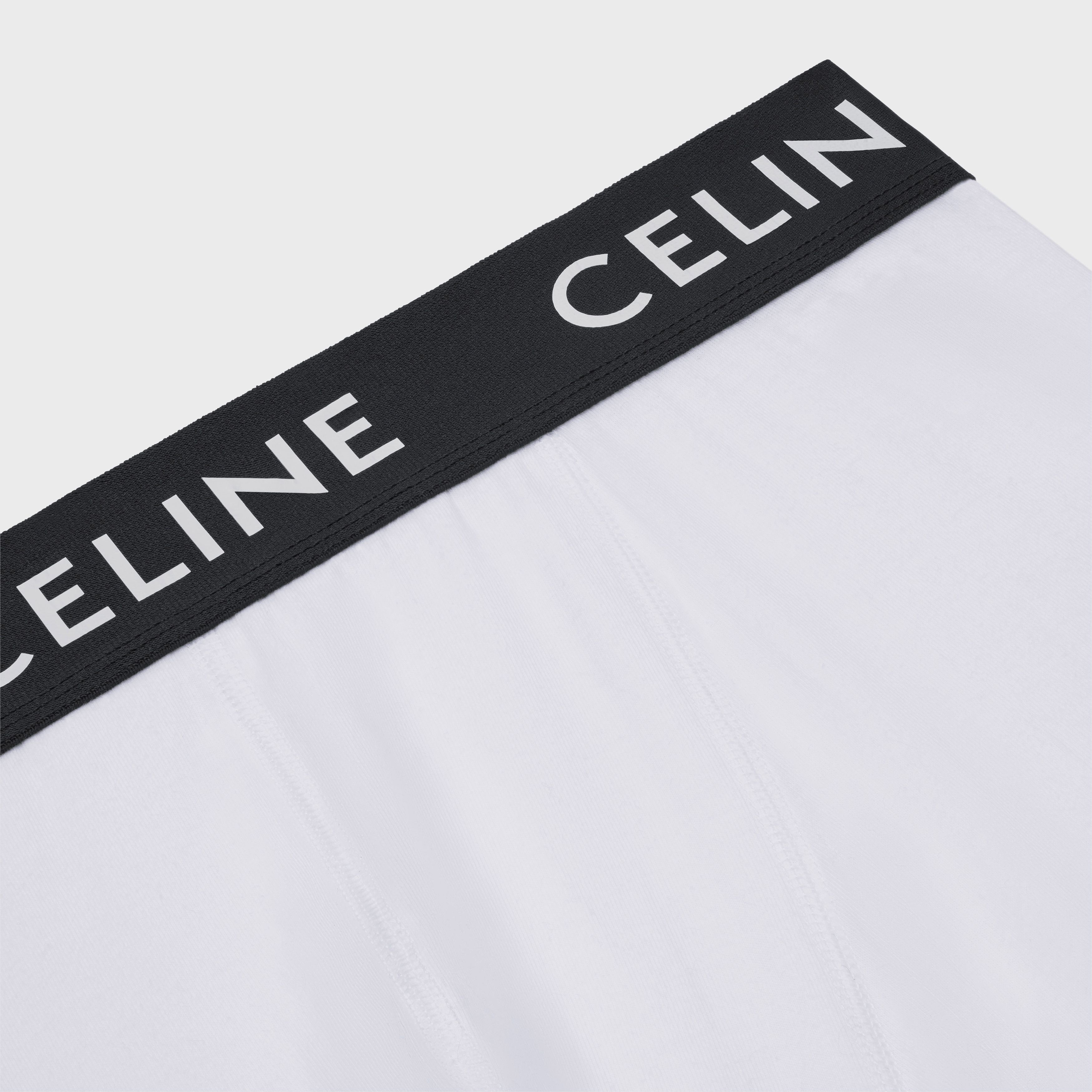 Celine o1bcso1str0925 2Z055157N Boxer Short in White/Black Size US 28 / EU 44 - 3 Thumbnail