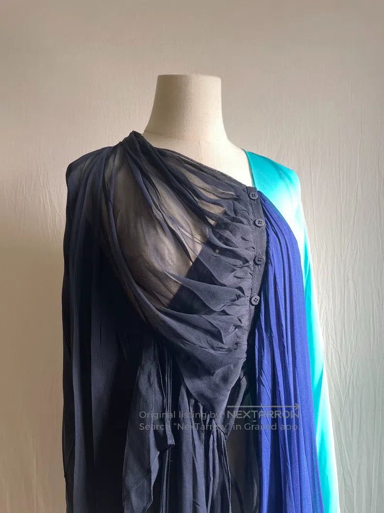 Issey Miyake Issey Miyake Color Block Coat Size M / US 6-8 / IT 42-44 - 3 Thumbnail