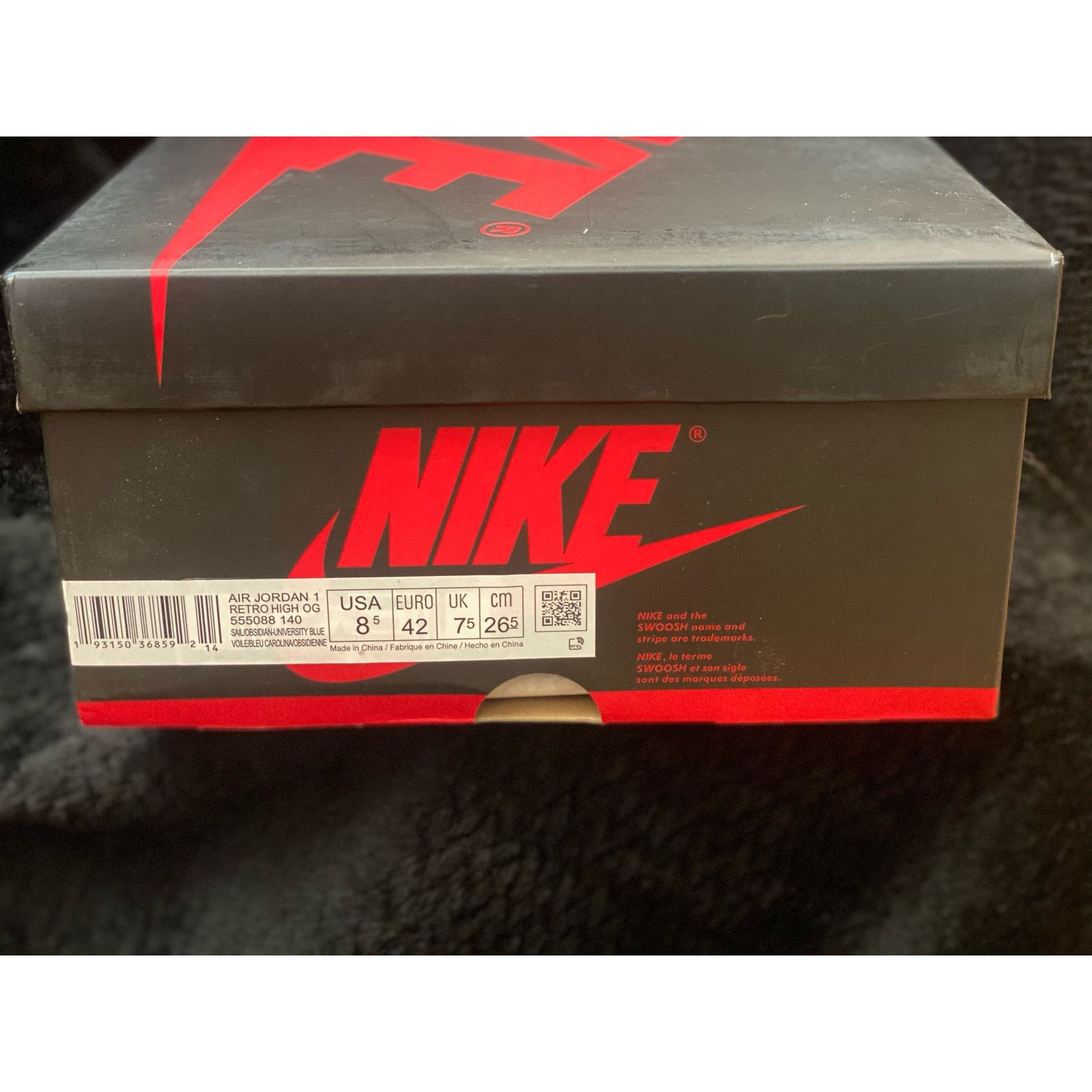Nike Air Jordan 1 Retro High OG ‘Obsidian’ sz m8.5 w10 Size US 8.5 / EU 41-42 - 10 Thumbnail