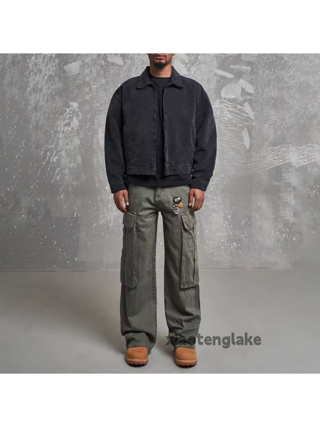 Designer Unisex outdoor utility loose baggy hiphop cargo pants Size US 32 / EU 48 - 1 Thumbnail