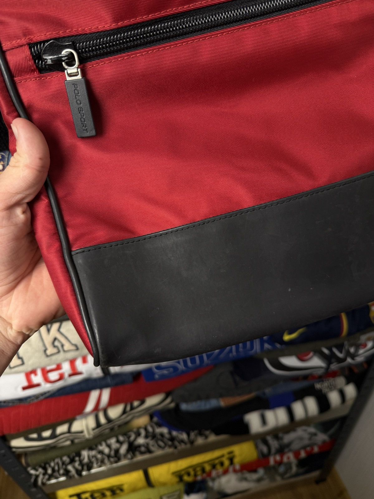 Polo Ralph Lauren 🔥🇺🇸VINTAGE POLO SPORT BAG MESSENGER Y2K 🇺🇸🔥 Size ONE SIZE - 10 Thumbnail