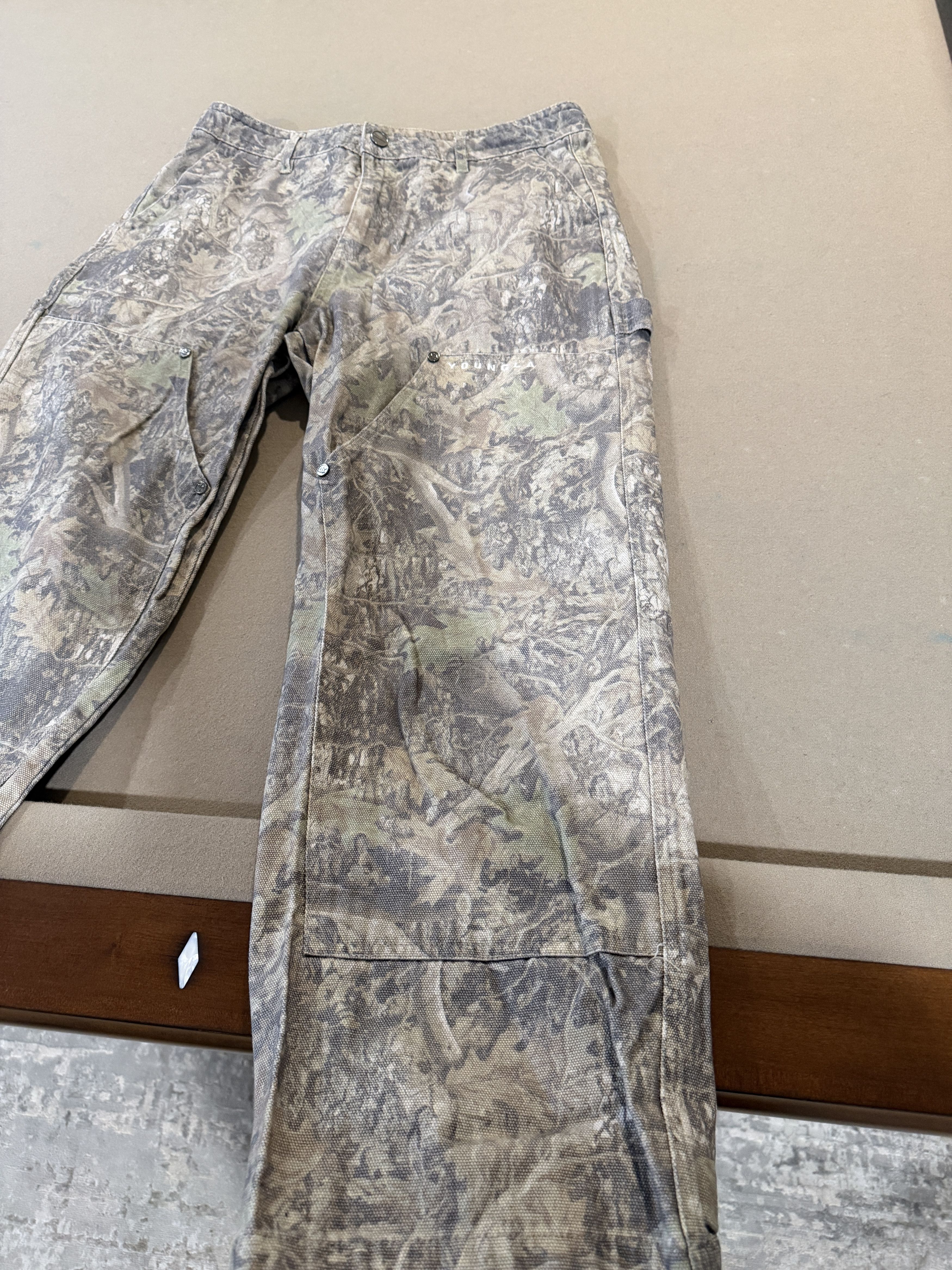 YoungLA YoungLA Camo Carpenter Jeans Size US 32 / EU 48 - 1 Thumbnail