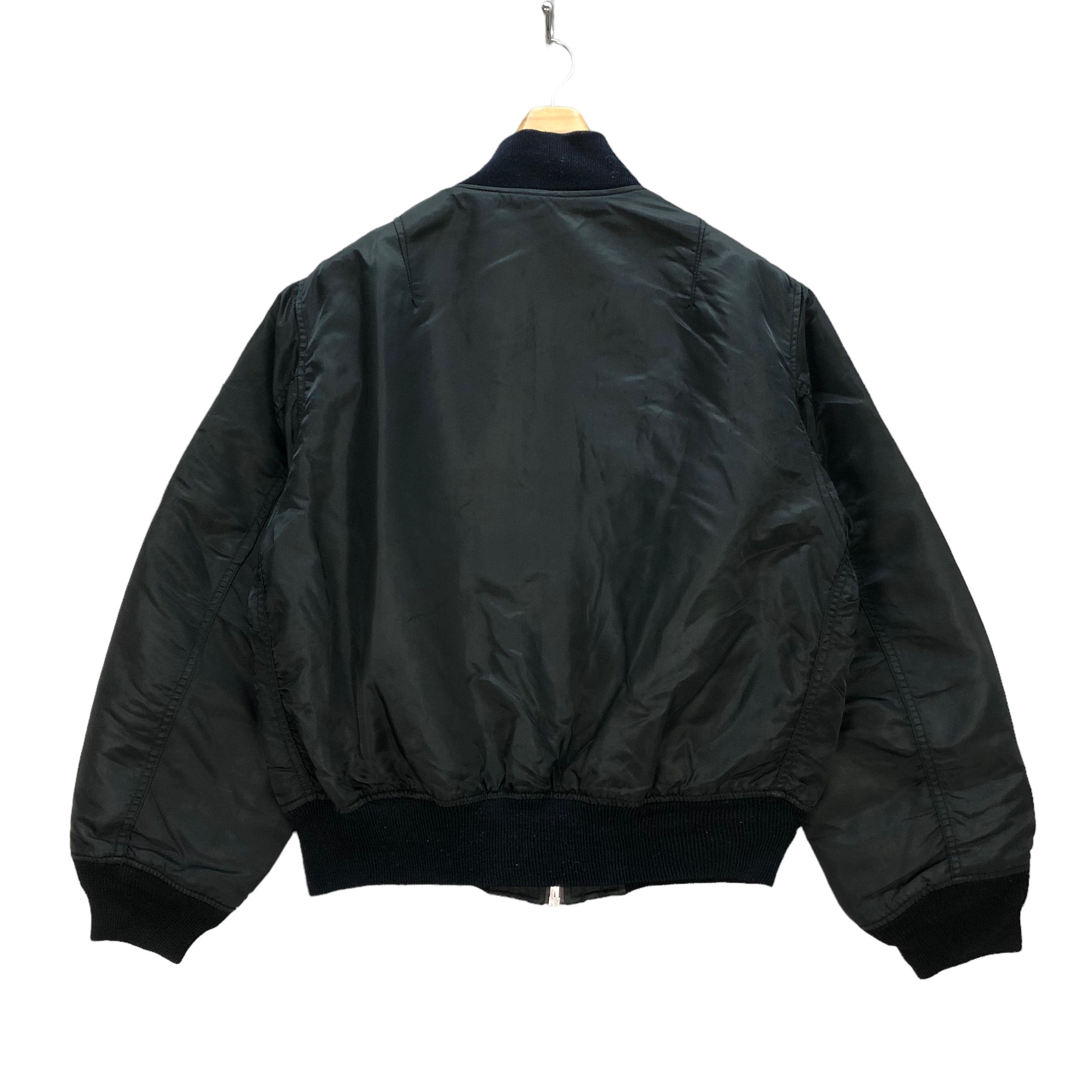 Japanese Brand ONE QUARTER FOR MEN BOMBER JACKET #7334-130 Size US M / EU 48-50 / 2 - 11 Thumbnail