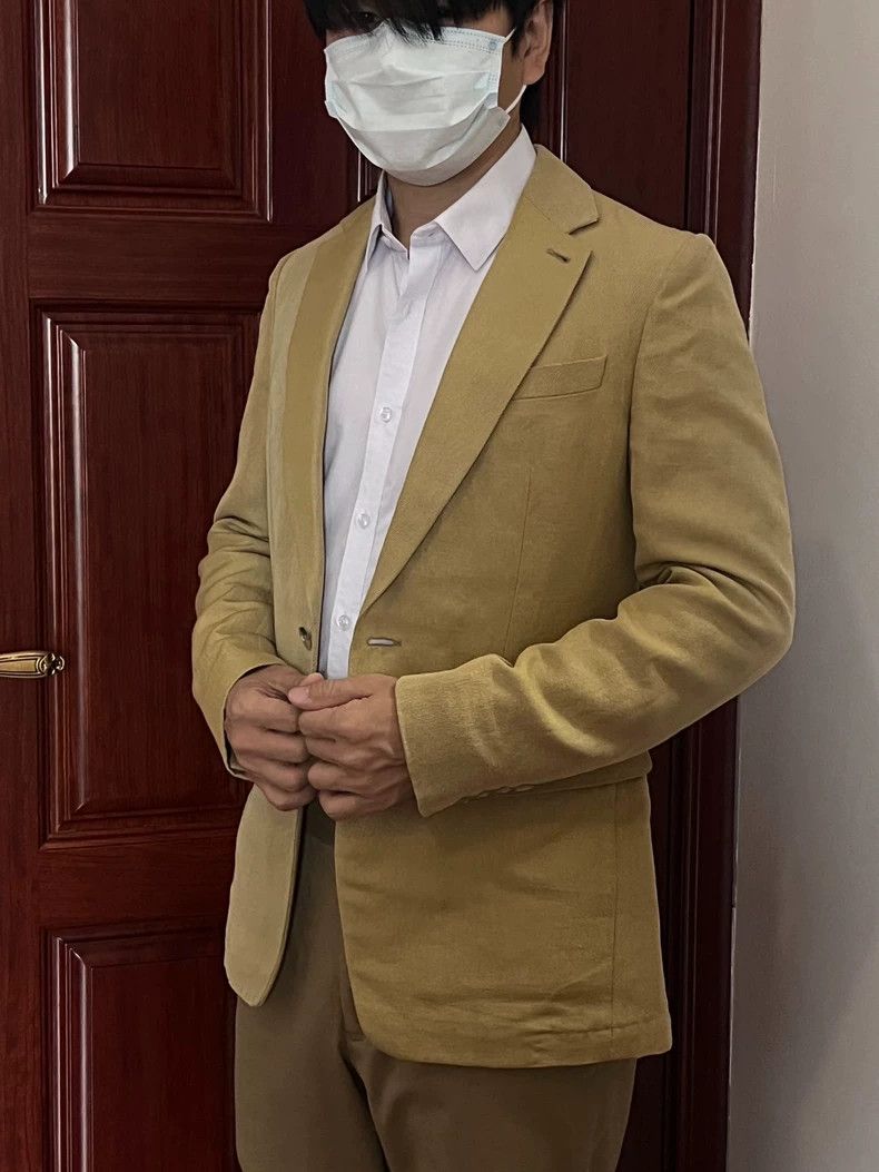 Dries Van Noten Dries Van Noten Beige Suit Jacket for Men Size US L / EU 52-54 / 3 - 1 Thumbnail