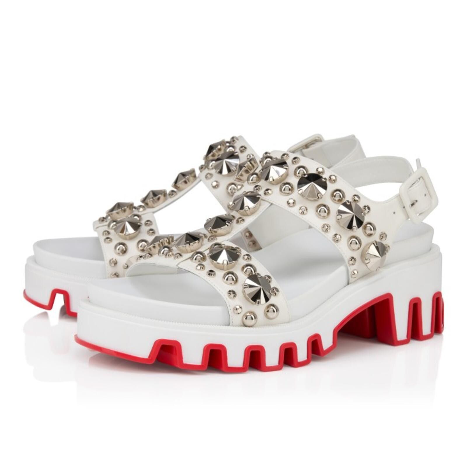 Christian Louboutin Christian Louboutin Duni Extazza Sandals Size US 7.5 / IT 37.5 - 2 Thumbnail