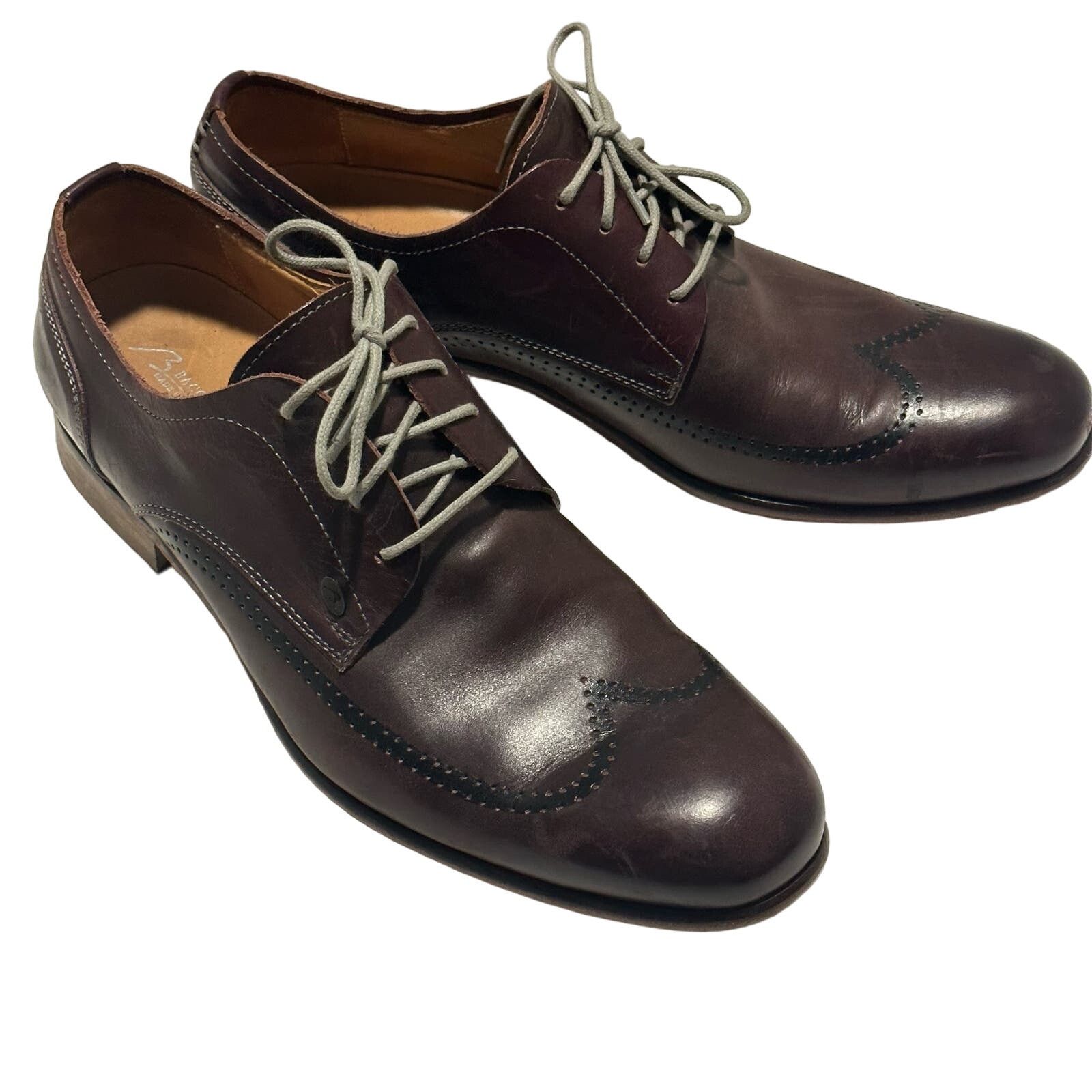 Bacco Bucci BACCO BUCCI Men's Dress Shoes Sz13 Vero Cuoio Brown Leather Size US 13 / EU 46 - 7 Thumbnail