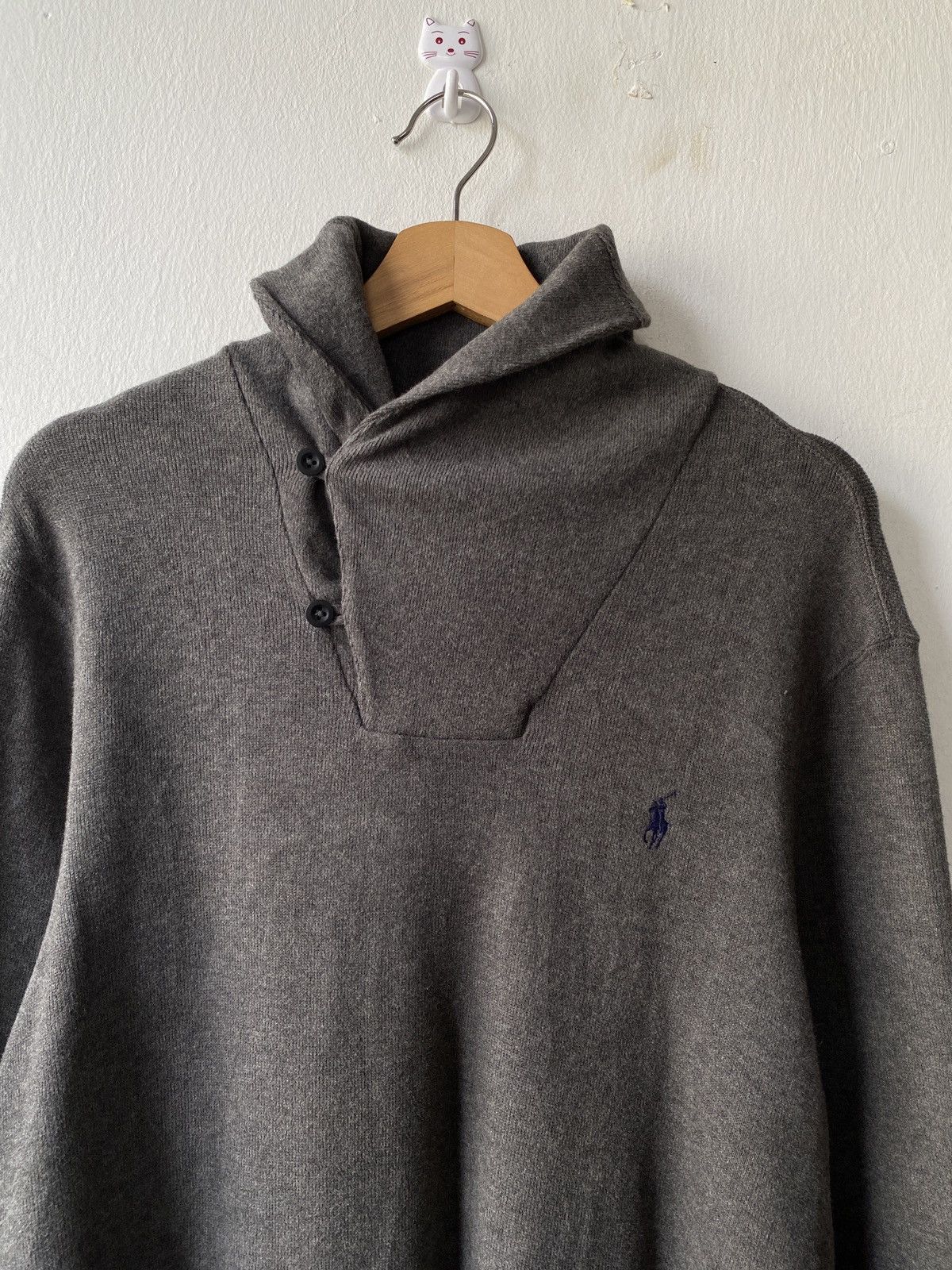 Polo Ralph Lauren × RRL Ralph Lauren × Ralph Lauren Vintage Polo By Ralph Lauren Shawl Colar Sweatshirt Size US M / EU 48-50 / 2 - 5 Thumbnail
