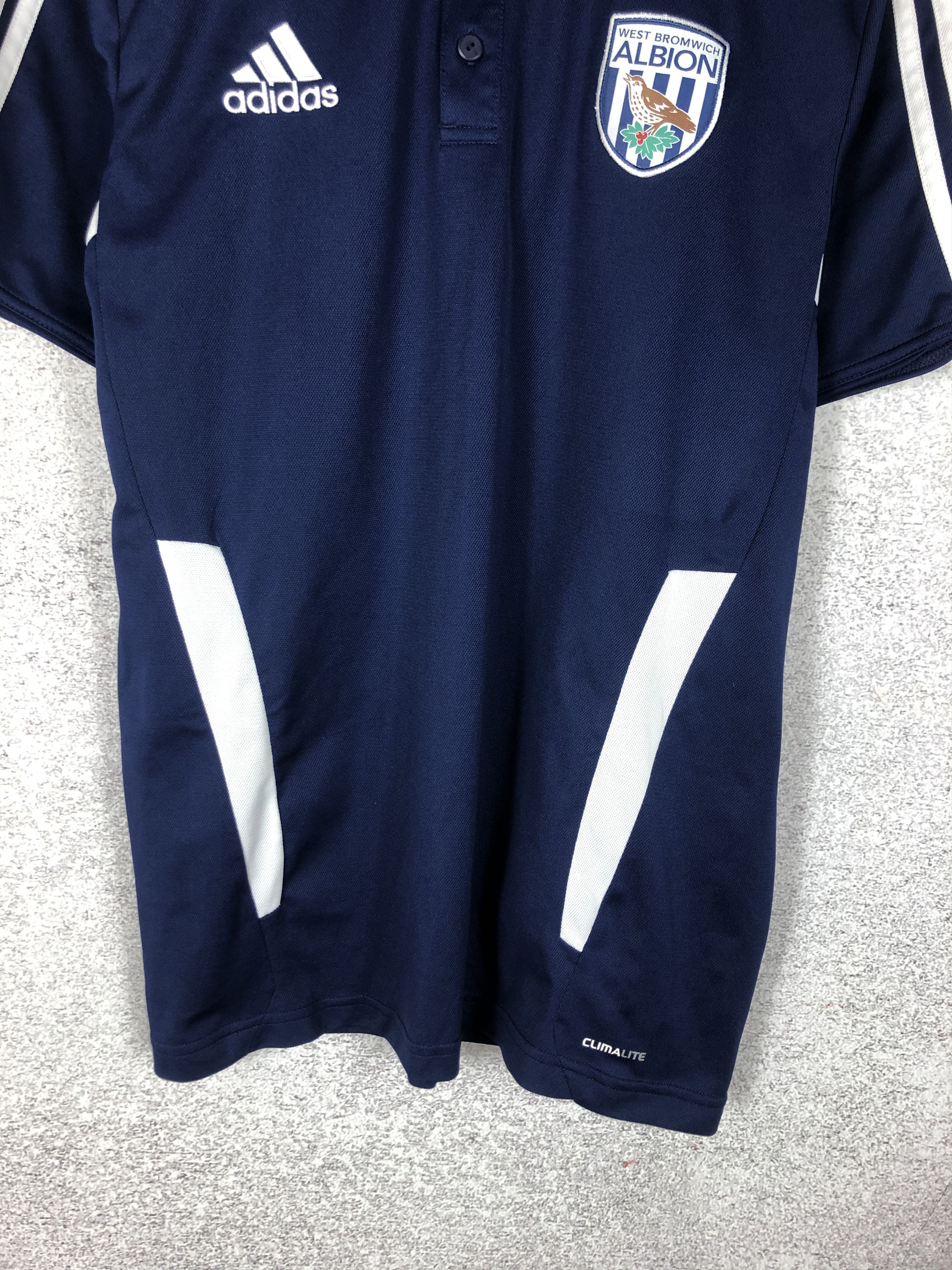 Vintage Vintage Adidas West Bromwich Jersey Football Polo Shirt Size US XL / EU 56 / 4 - 5 Thumbnail