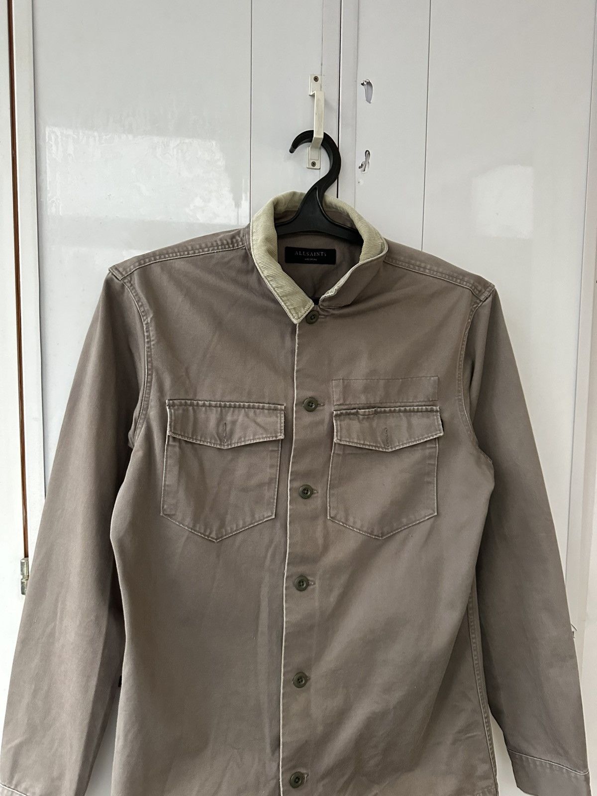 Allsaints Allsaints Multipocket OverShirt Brown Luxury Fit Size US M / EU 48-50 / 2 - 8 Thumbnail