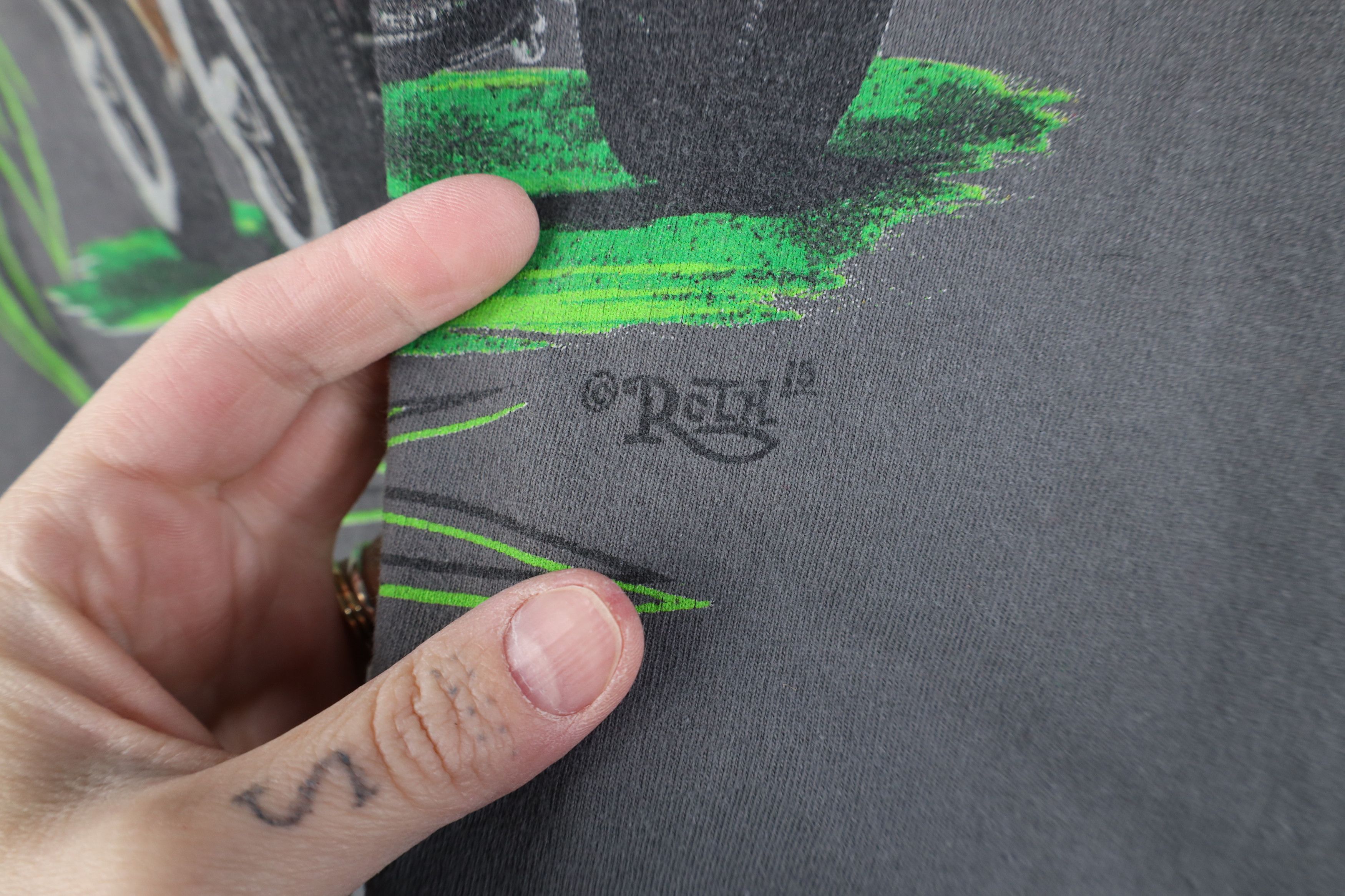 Vintage Y2K Rat Fink Spell Big Daddy Tribal Hot Rod Car T-Shirt Gray Size US XL / EU 56 / 4 - 11 Thumbnail