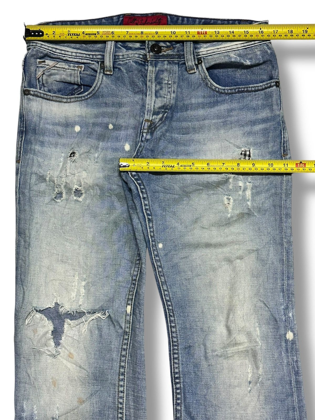 Cult Of Individuality Cult of individuality Vintage Distressed Wideleg & Painted Size US 33 - 17 Thumbnail