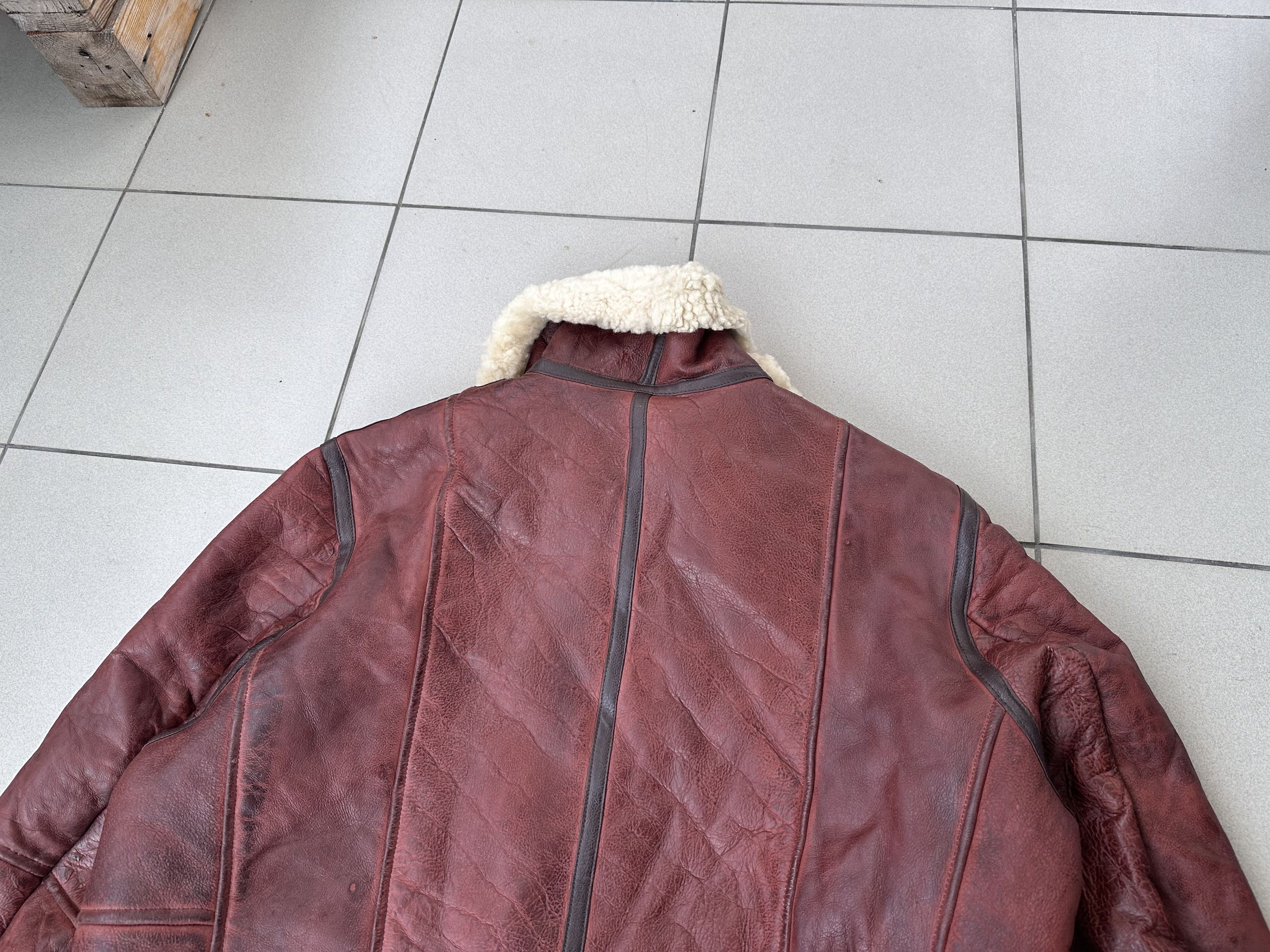 Vintage Rare Vintage Aviator leather jacket sheepskin shearling B-2 Size US XXL / EU 58 / 5 - 12 Thumbnail