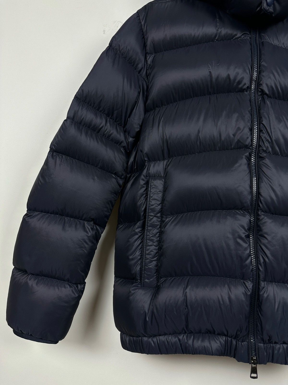 Moncler Moncler Willm Giubbotto Navy Blue Hooded Down Puffer Jacket Size US XL / EU 56 / 4 - 8 Thumbnail