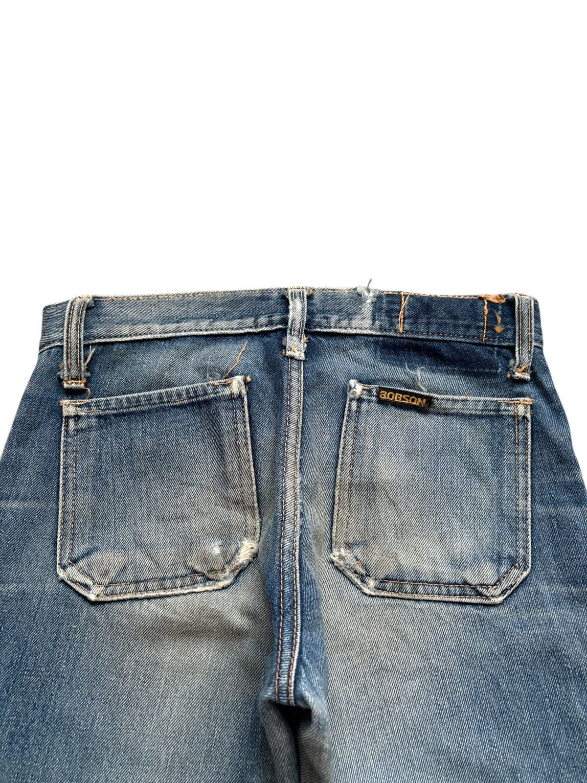 Japanese Brand Vintage Japanese Brand Mud Wash Bush Pant Bellbottom Jeans Size 27" / US 4 / IT 40 - 8 Thumbnail