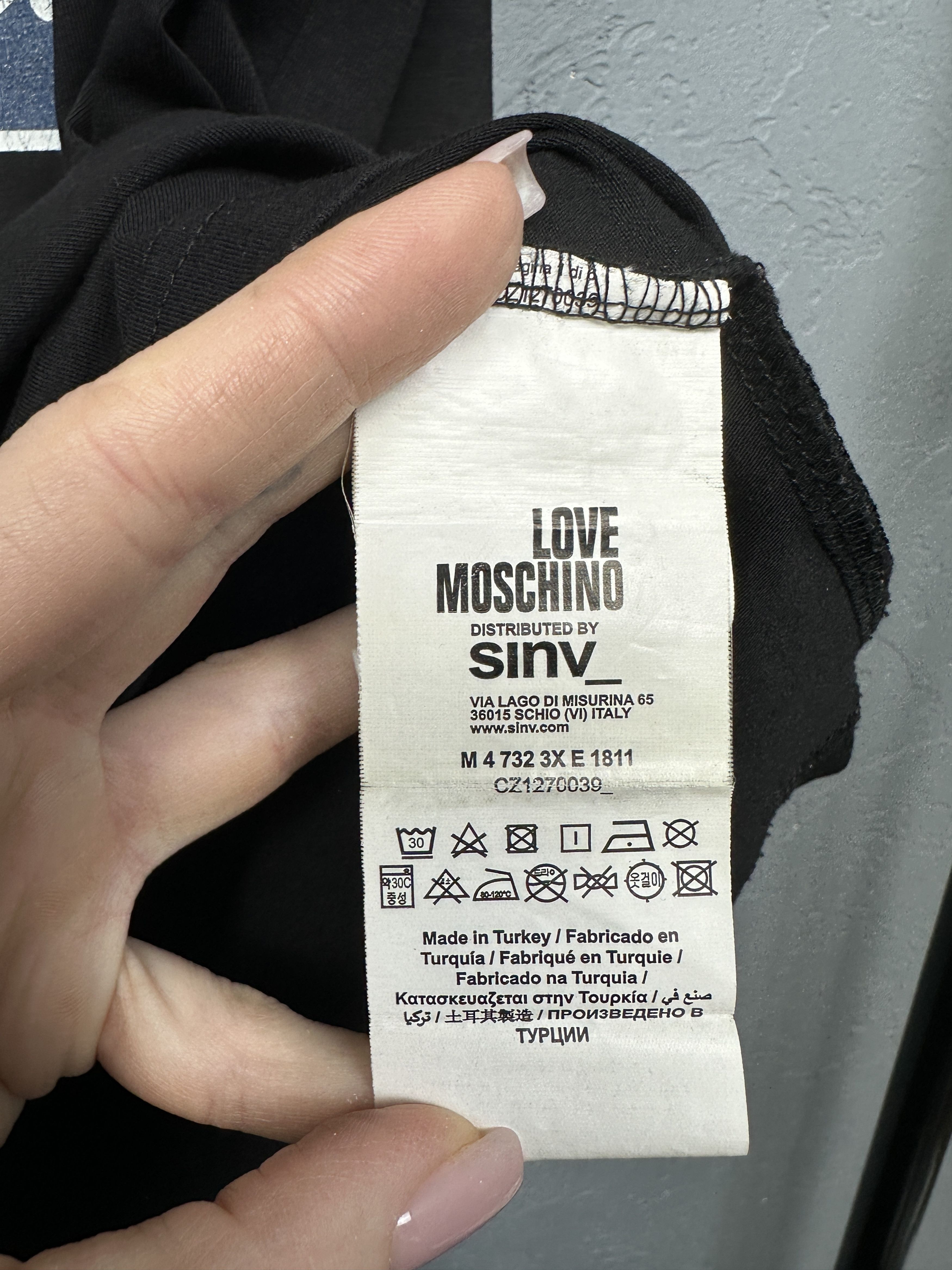 Moschino Love Moschino Mens T-Shirt Tee Size US L / EU 52-54 / 3 - 5 Thumbnail