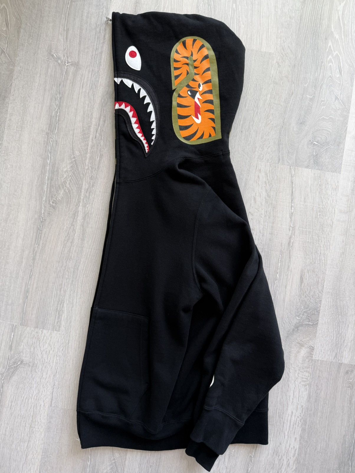 Bape BAPE Shark Full Zip Hoodie Camo Hood Size US M / EU 48-50 / 2 - 6 Thumbnail