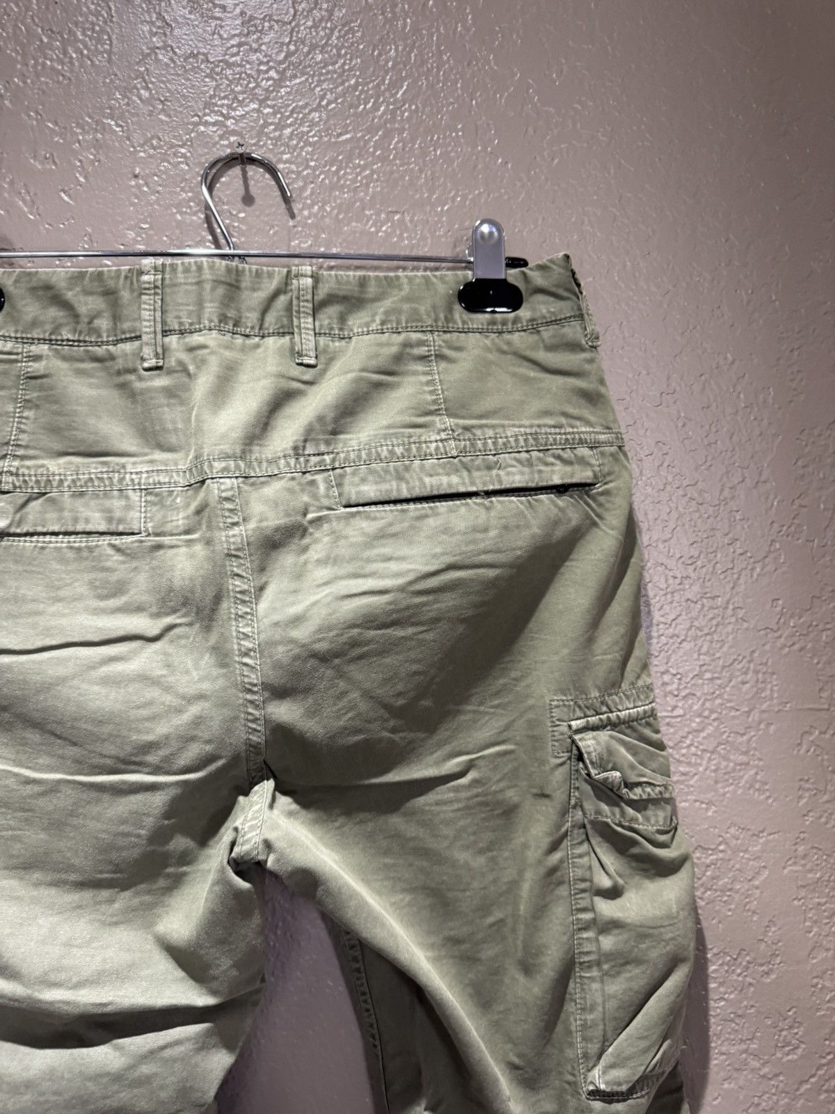 Stone Island Stone Island Skinny Slim Fit Cargo Pants Olive Green Black Size US 30 / EU 46 - 9 Thumbnail
