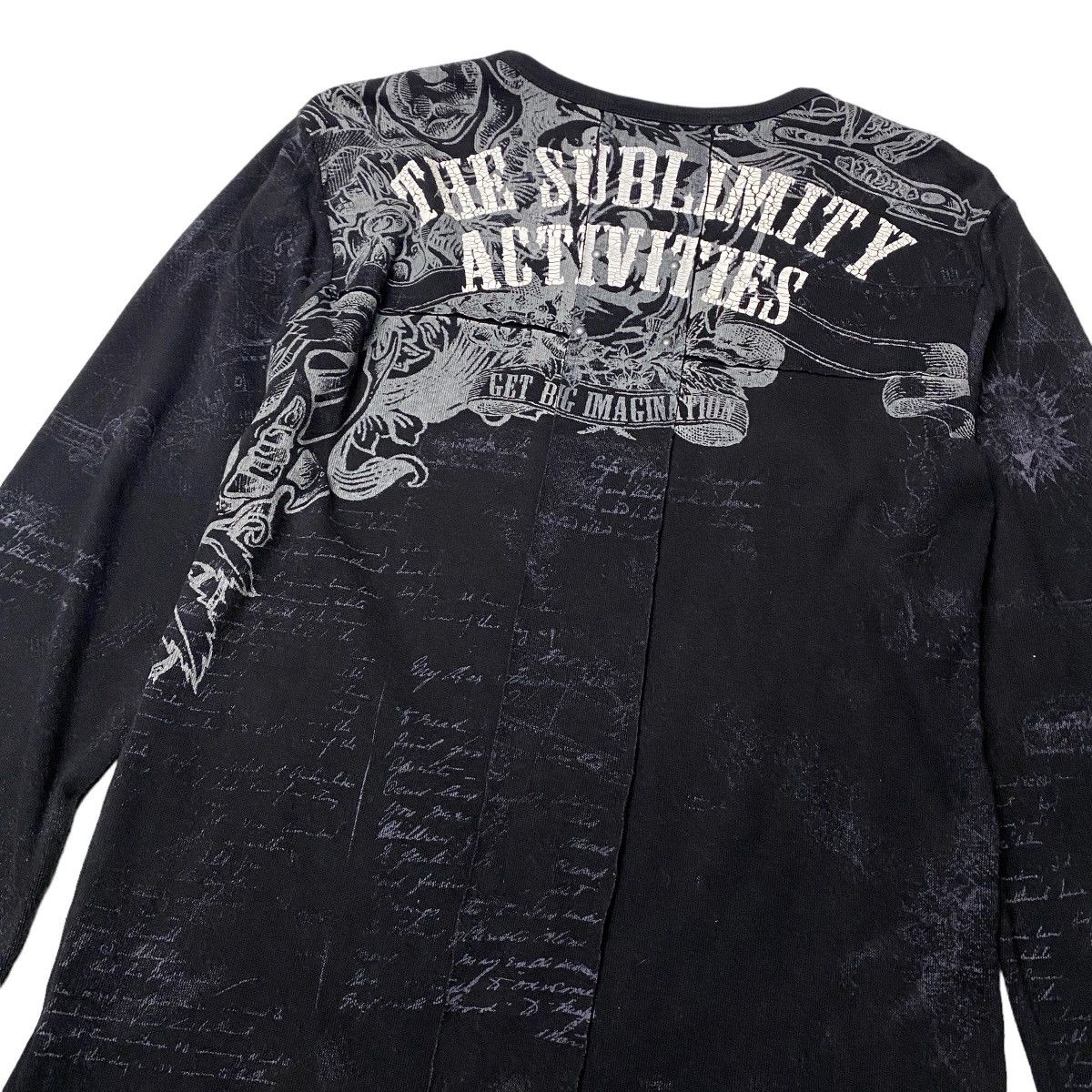 If Six Was Nine 2000's In The Attic Sick Tribal Poem Longsleeve Size US S / EU 44-46 / 1 - 9 Thumbnail