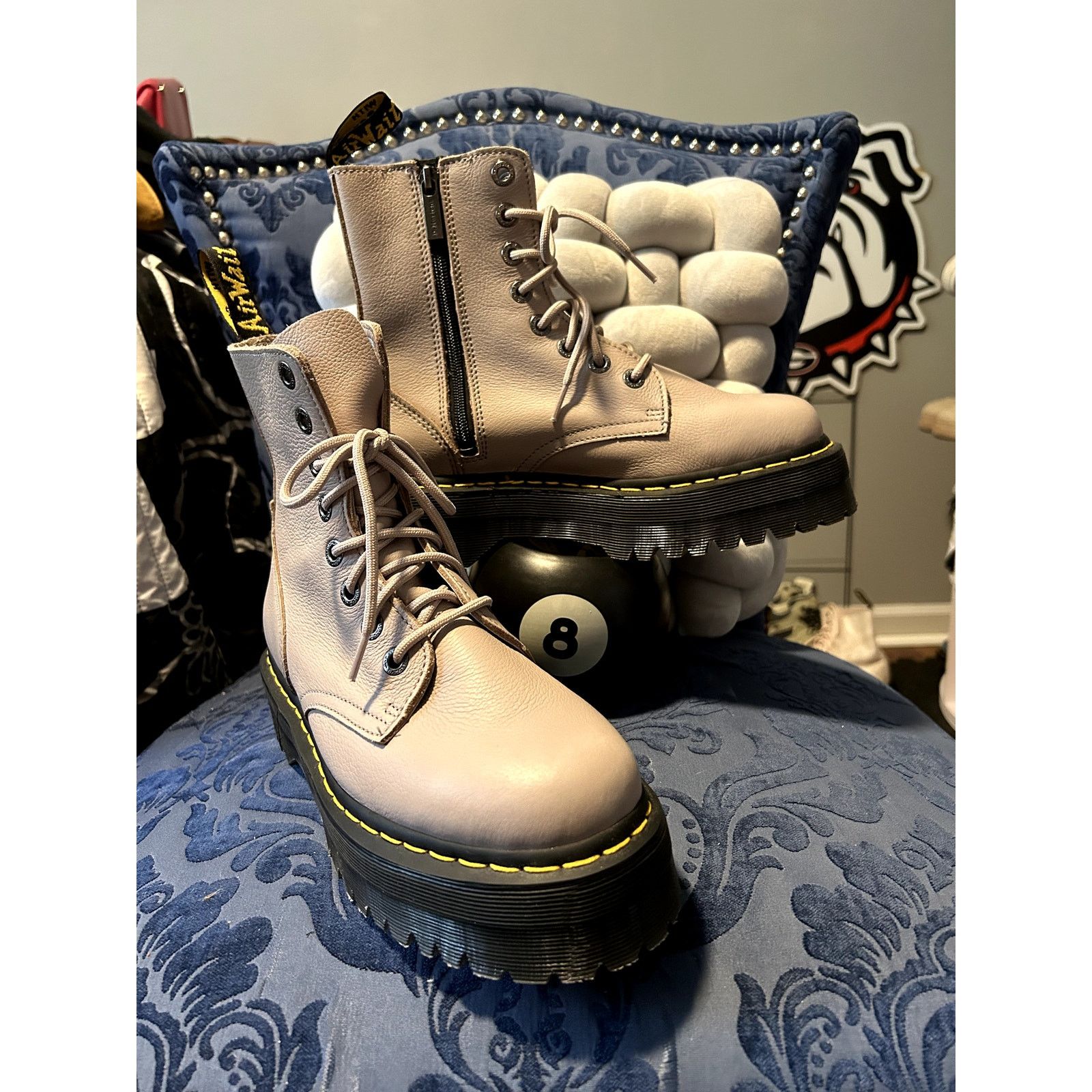 Dr. Martens Dr Martens Taupe Jadon III Platform size 9/EU 41 Size US 9 / IT 39 - 1 Thumbnail