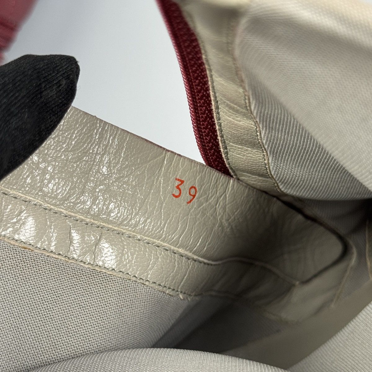 Prada Prada - Red Leather Sports Ankle Boots Size US 9 / IT 39 - 11 Thumbnail