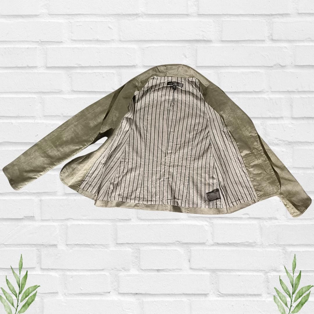 Designer Vintage True Meaning Women's Sage Green Blazer Size 4 Preppy Size S / US 4 / IT 40 - 3 Thumbnail