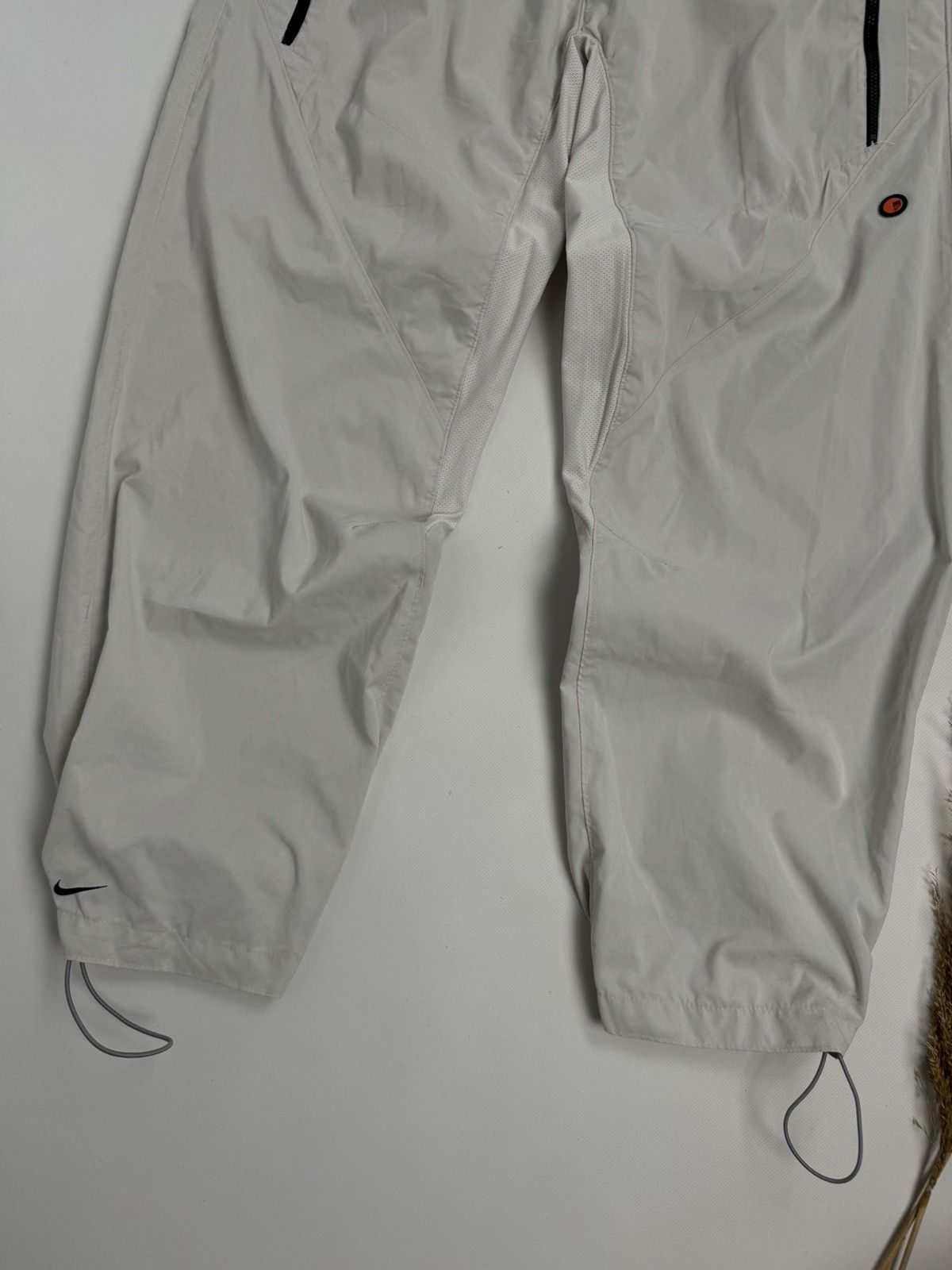Nike × Vintage Vintage 90’s Nike Double Swoosh Nylon Parachute Track Pant Size US 34 / EU 50 - 4 Thumbnail
