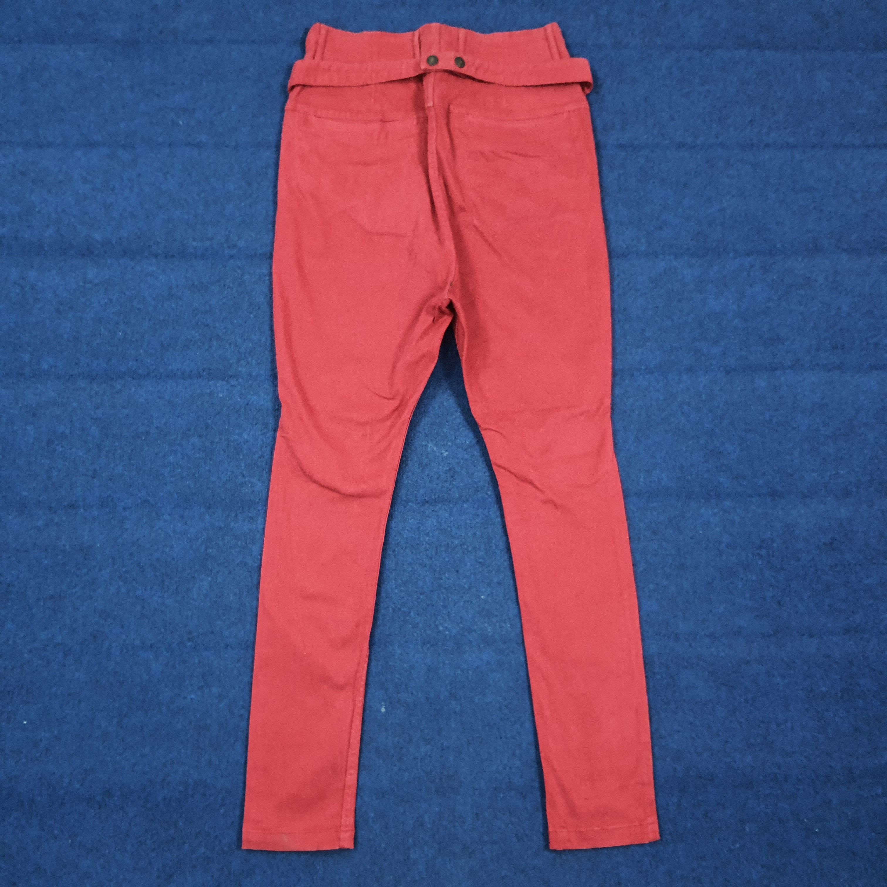 Kapital KAPITAL Japan Red Cotton Tencel Stretch Pants C297N25 Size 26" / US 2 / IT 38 - 3 Thumbnail