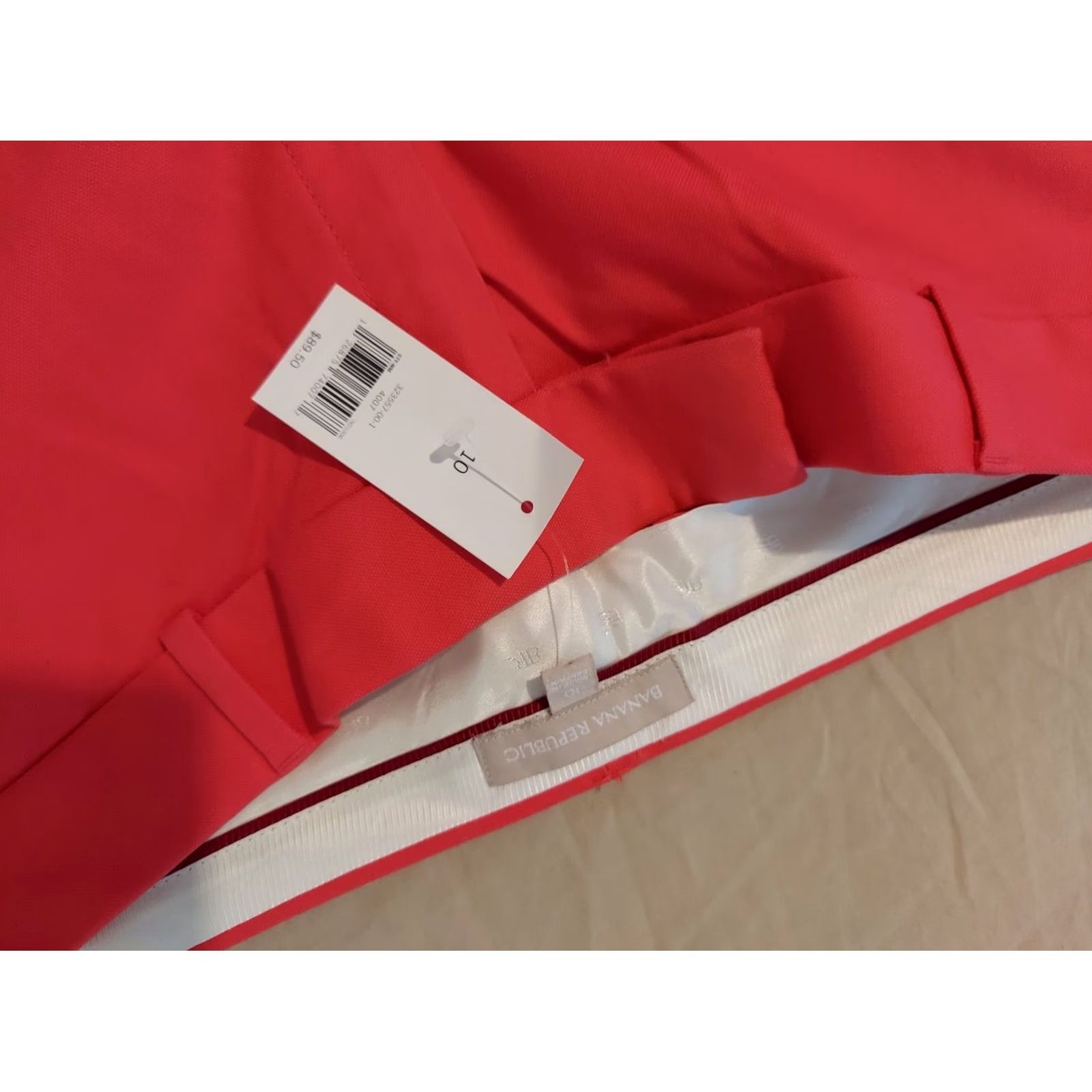 Banana Republic Banana Republic Womens Dress Pants Orange 10 Khaki Slack Trouser Size 32" / US 10 / IT 46 - 4 Thumbnail