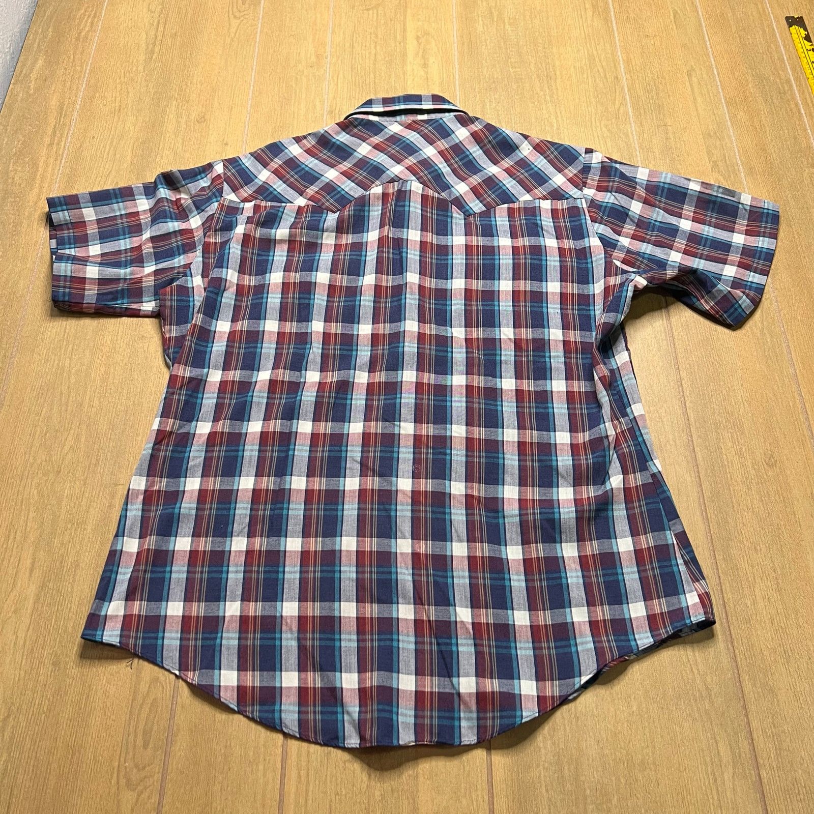 Levi's Levi’s Western Plaid Pearl Snap Shirt Men’s L Short Sleeve Size US L / EU 52-54 / 3 - 8 Thumbnail