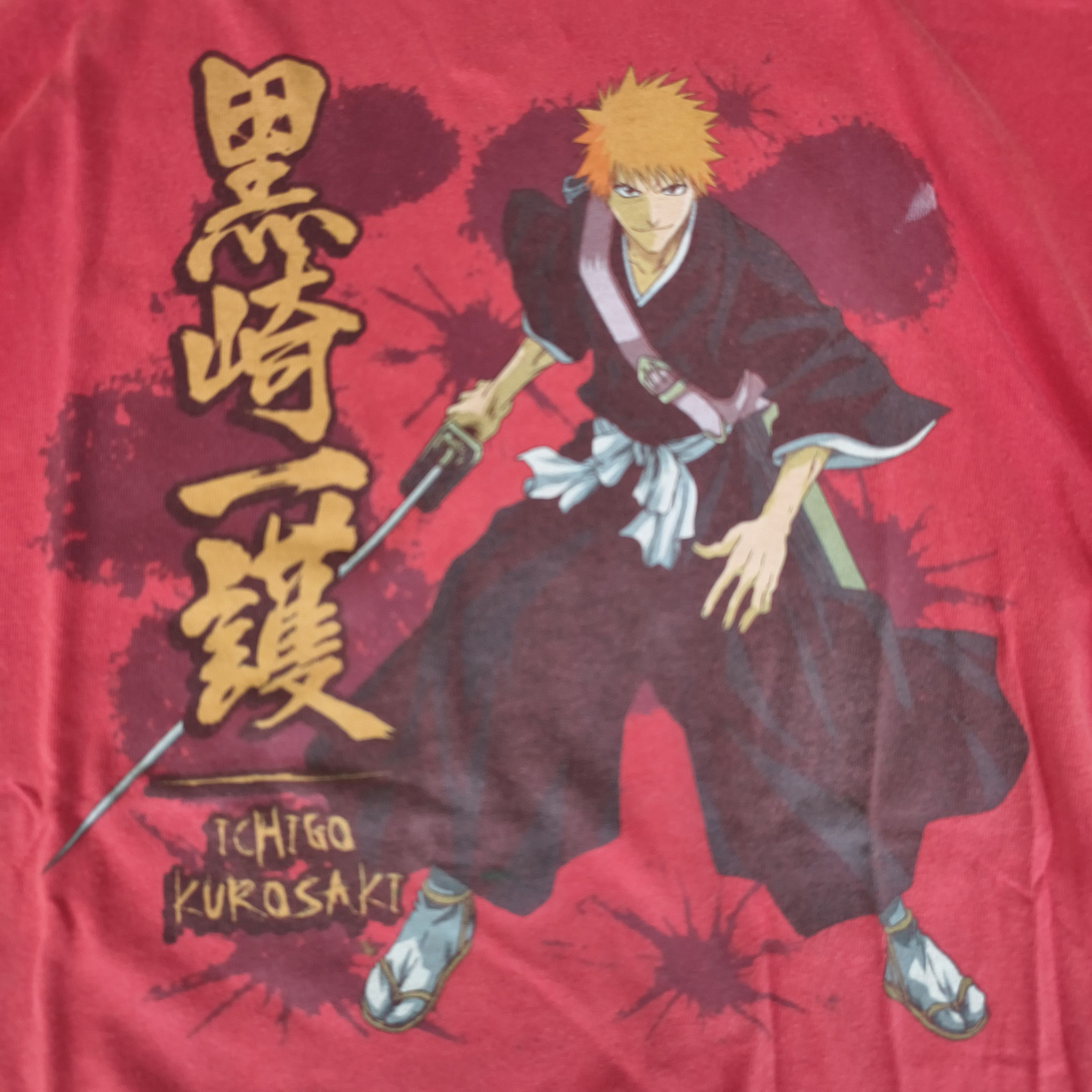 Anime Bleach Ichigo Kurosaki T-shirt - Size US M / EU 48-50 / 2 - 3 Thumbnail