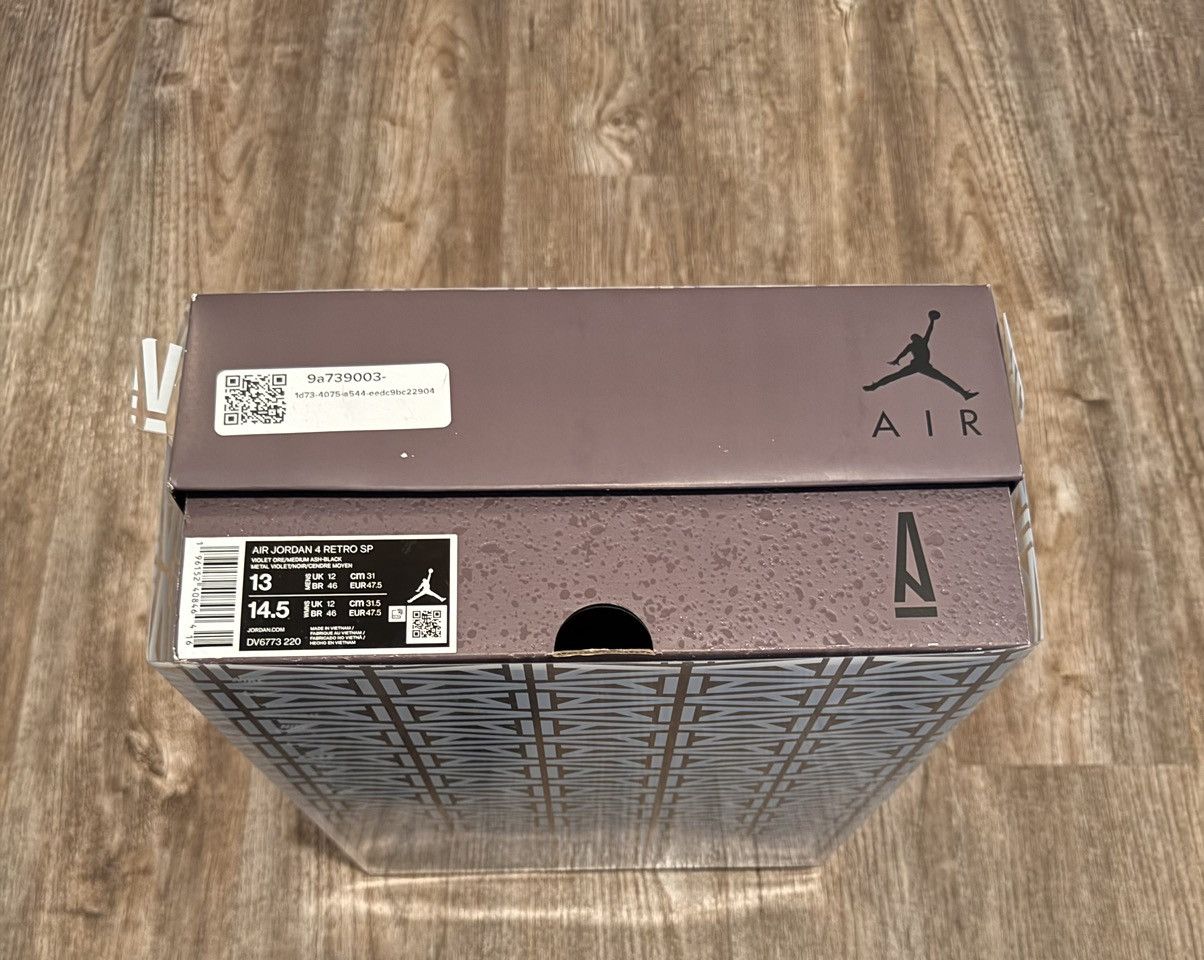 A Ma Maniere × Jordan Brand Air Jordan 4 A Ma Maniére Violet Ore Size US 13 / EU 46 - 2 Thumbnail
