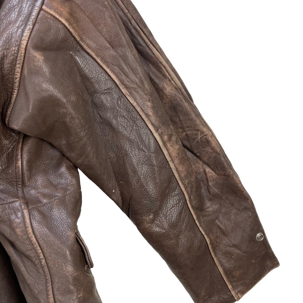 Andrew Marc Vintage 90s Genuine Cow Hide Leather Jacket Size US M / EU 48-50 / 2 - 7 Thumbnail