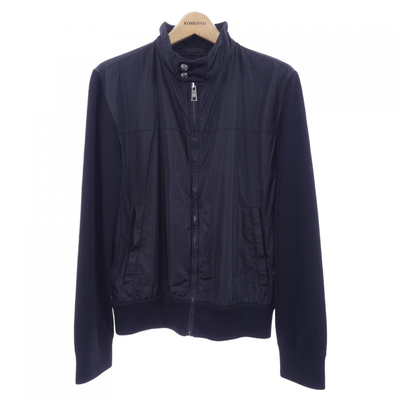 Prada Prada PRADA Wool Blend Jacket Textile Outerwear SMC620 R161 U98 DUTY FREE for USA Size ONE SIZE - 1 Thumbnail
