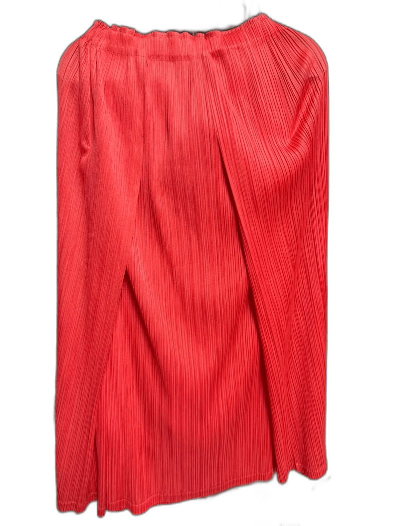 Issey Miyake Issey Miyake Pleated Skirt Red - dmc Size 28" / US 6 / IT 42 - 1 Thumbnail