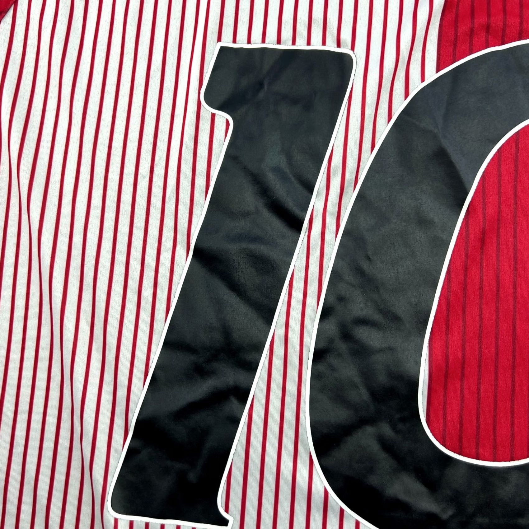Hummel Hummel Denmark Football Jersey 1986 Preben Elkjaer #10 Shirt 2XL Multicolor Striped Short Sleeve Jersey Mens Size US XXL / EU 58 / 5 - 5 Thumbnail