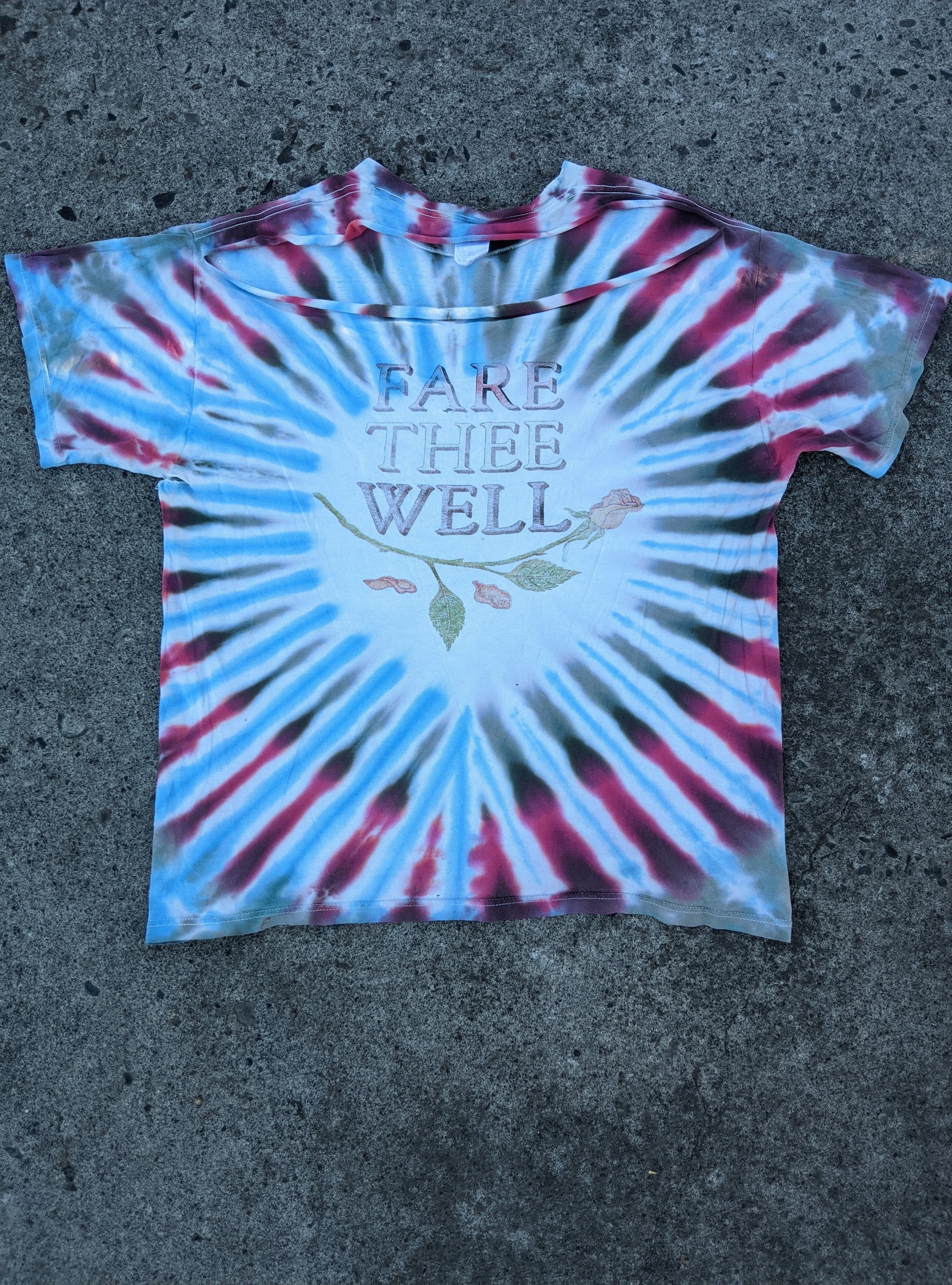 Band Tees × Vintage Thrashed Vntg 1995 grateful dead fare thee well JerryGarcía Size US XL / EU 56 / 4 - 2 Thumbnail