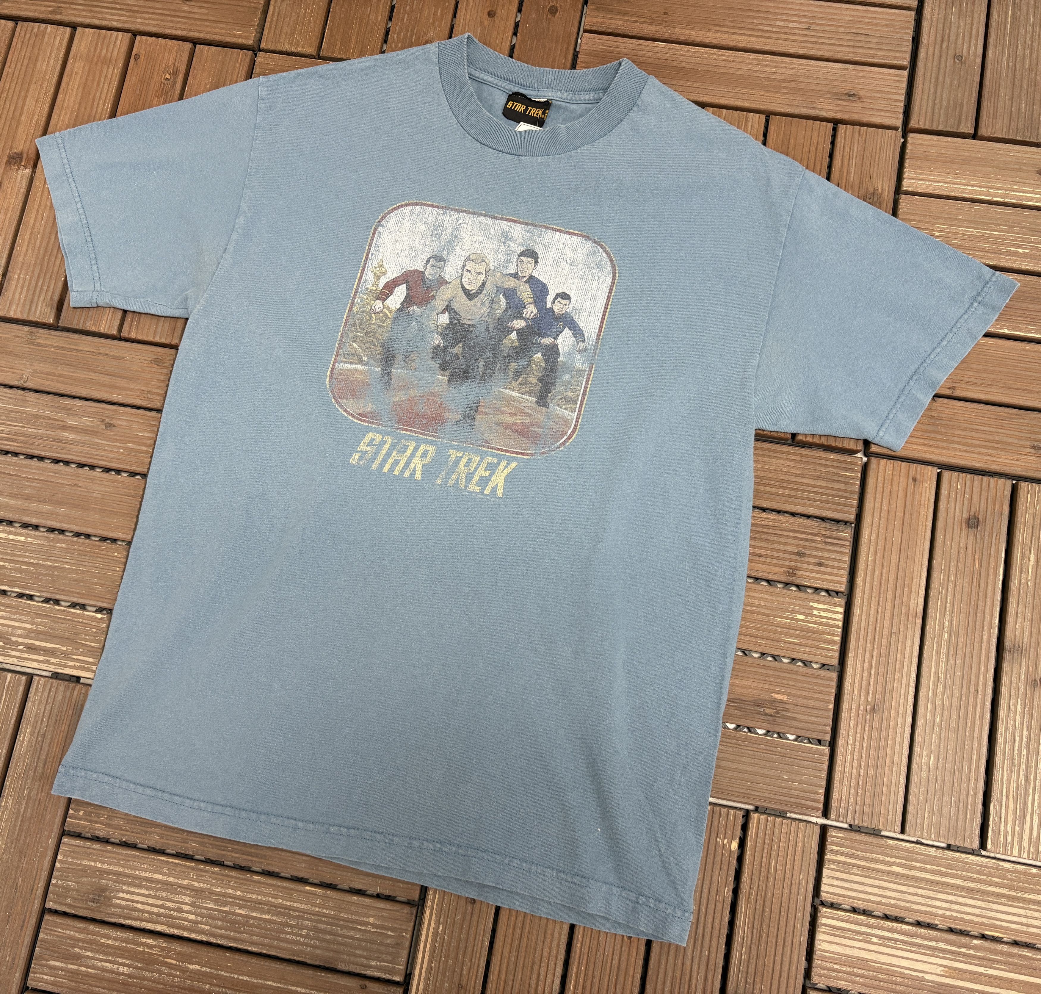 Vintage Star Trek Vintage Blue T-Shirt Tee Size US M / EU 48-50 / 2 - 3 Thumbnail