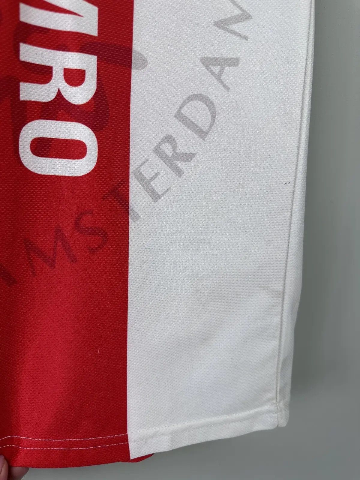 Umbro Vintage Y2k Ajax Soccer Jersey Bergkamp Rare Size US S / EU 44-46 / 1 - 9 Thumbnail