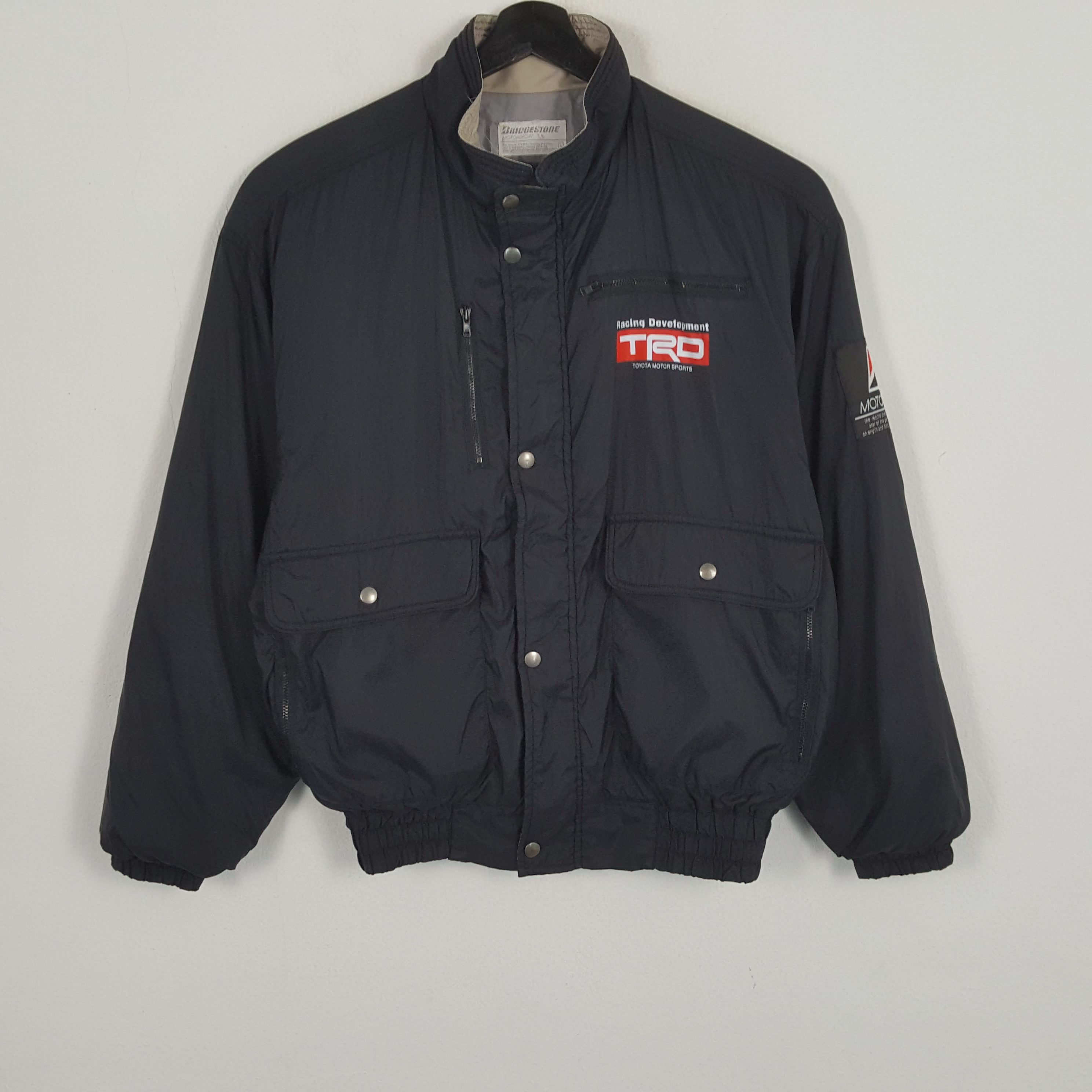 Japanese Brand × Vintage BRIDGESTONE X TRD TOYOTA MOTORSPORTS Custom Art Jacket Size US XL / EU 56 / 4 - 3 Thumbnail