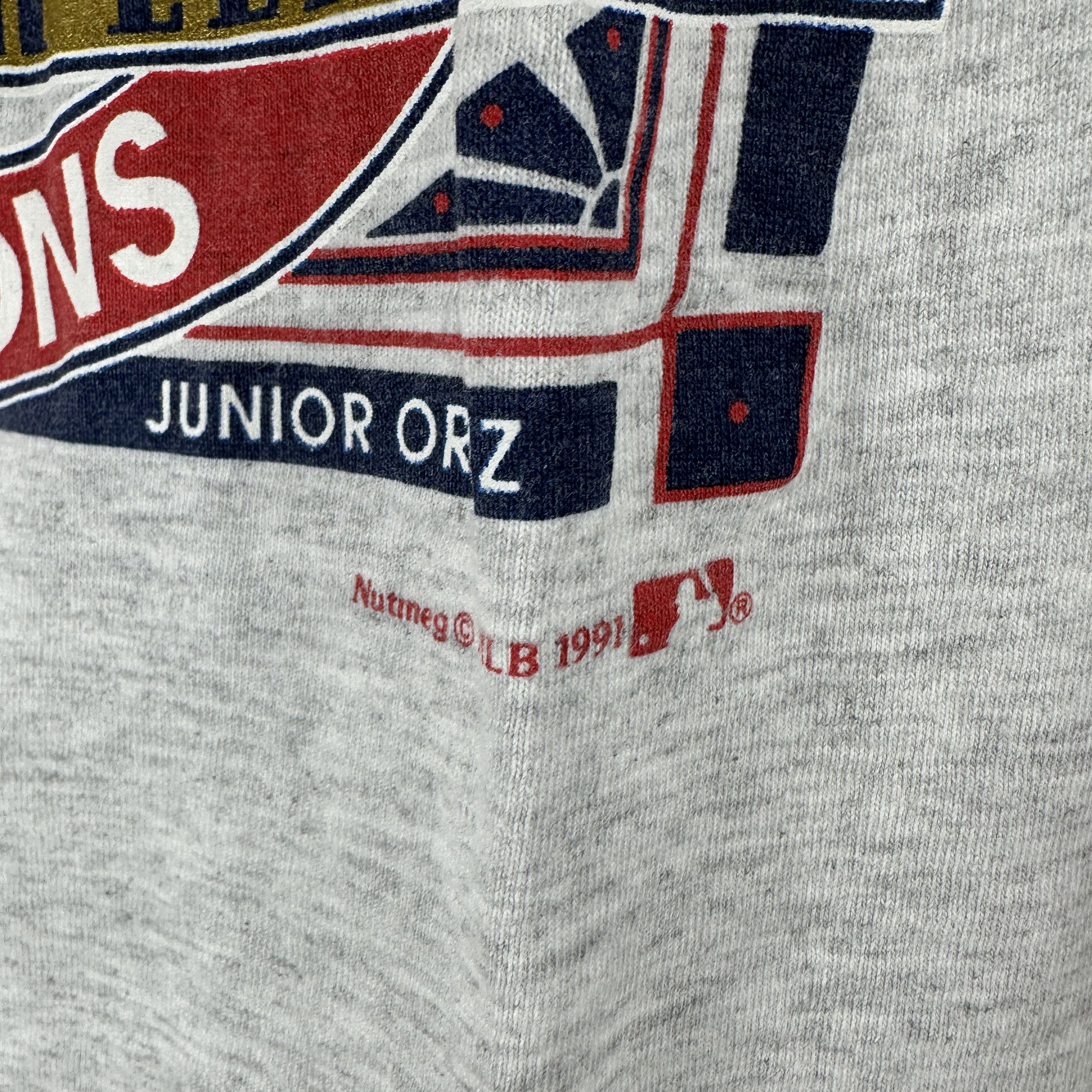 Vintage ​1991 Minnesota Twins MLB Champions Nutmeg XL T-shirt Size US XL / EU 56 / 4 - 3 Thumbnail