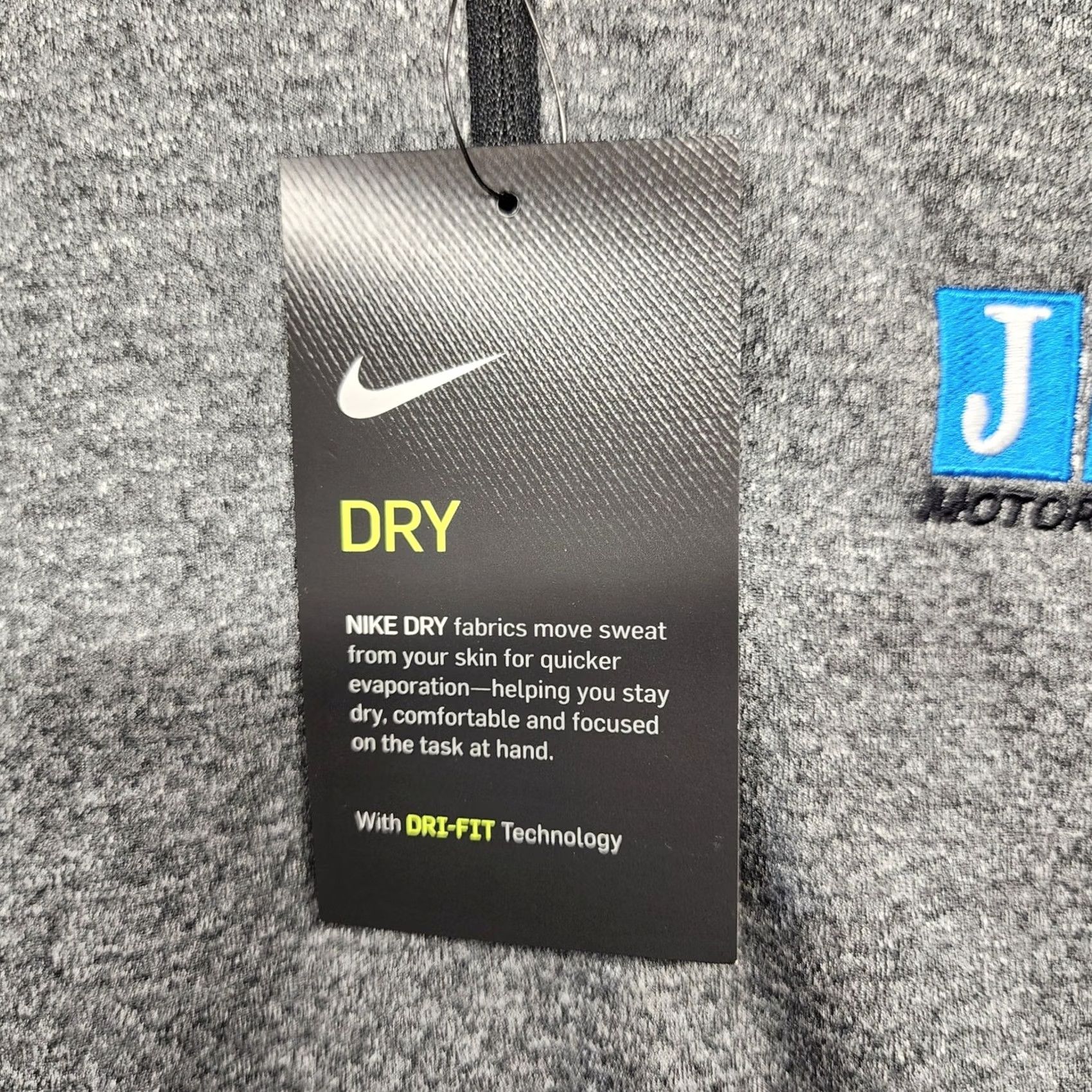 Nike Nike Dri-Fit 1/4 Zip Pullover Shirt Mens Large Grey Jeff's Motorcars ASC Warranty New Size US L / EU 52-54 / 3 - 6 Thumbnail