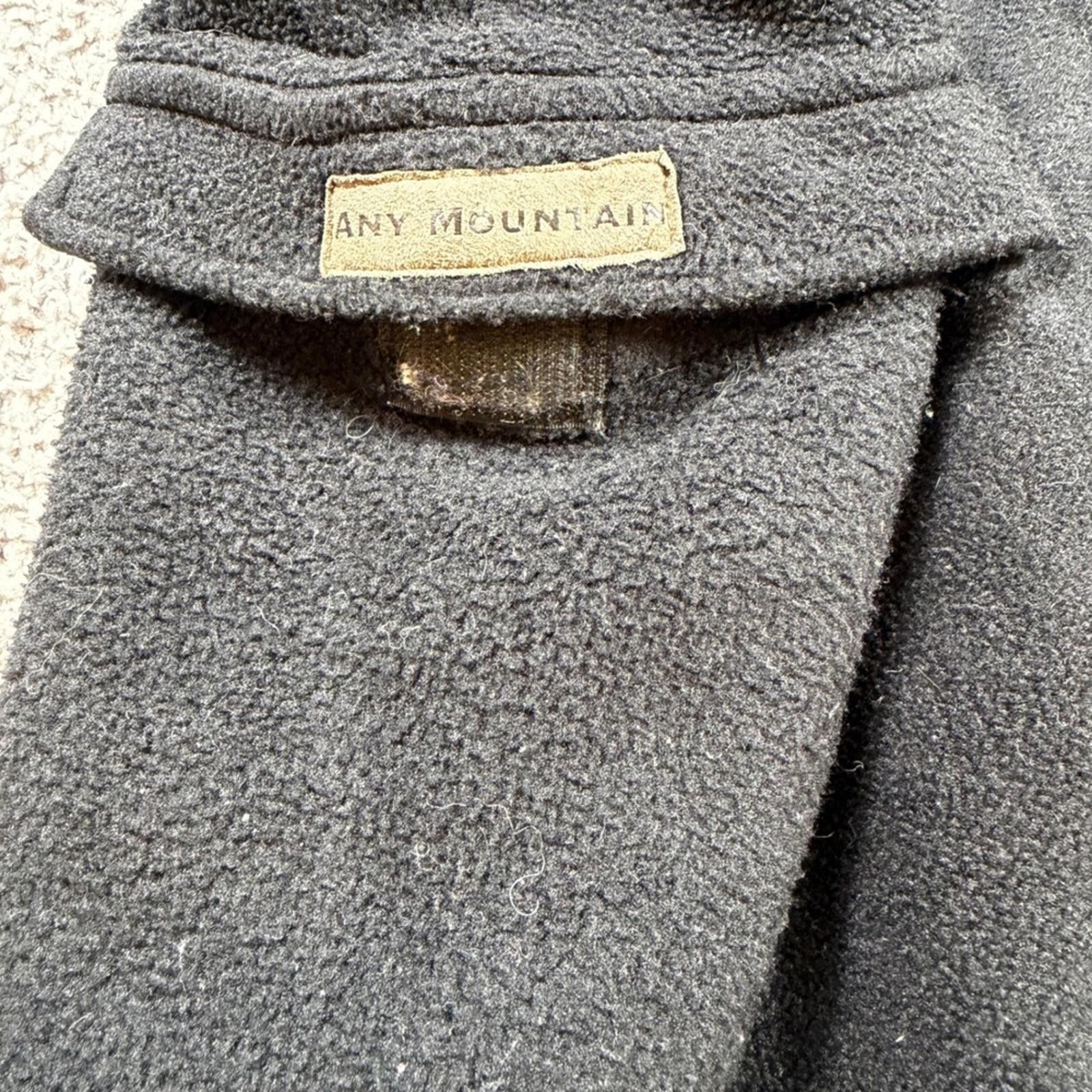 Other Vintage Any Mountain Gear Black Fleece Pants M Made in USA Size US 32 / EU 48 - 6 Thumbnail